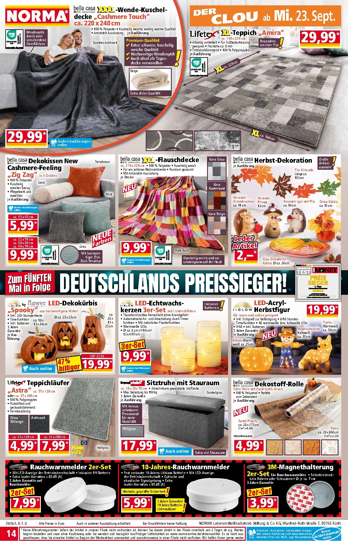 norma - Norma Prospekt – von Montag 21.09.2026 bis Samstag 26.09.2026 - page: 14