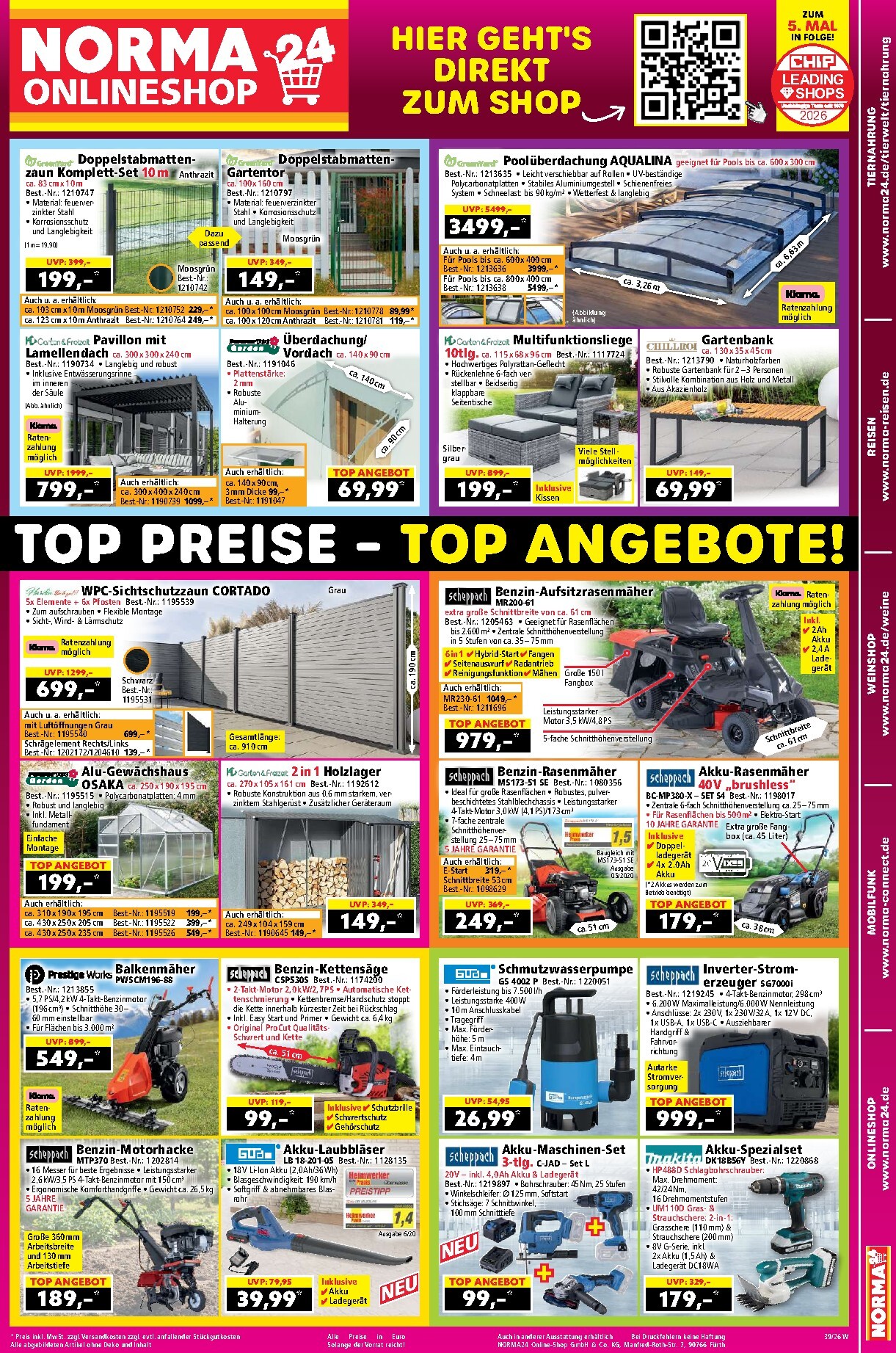 norma - Norma Prospekt – von Montag 21.09.2026 bis Samstag 26.09.2026 - page: 21