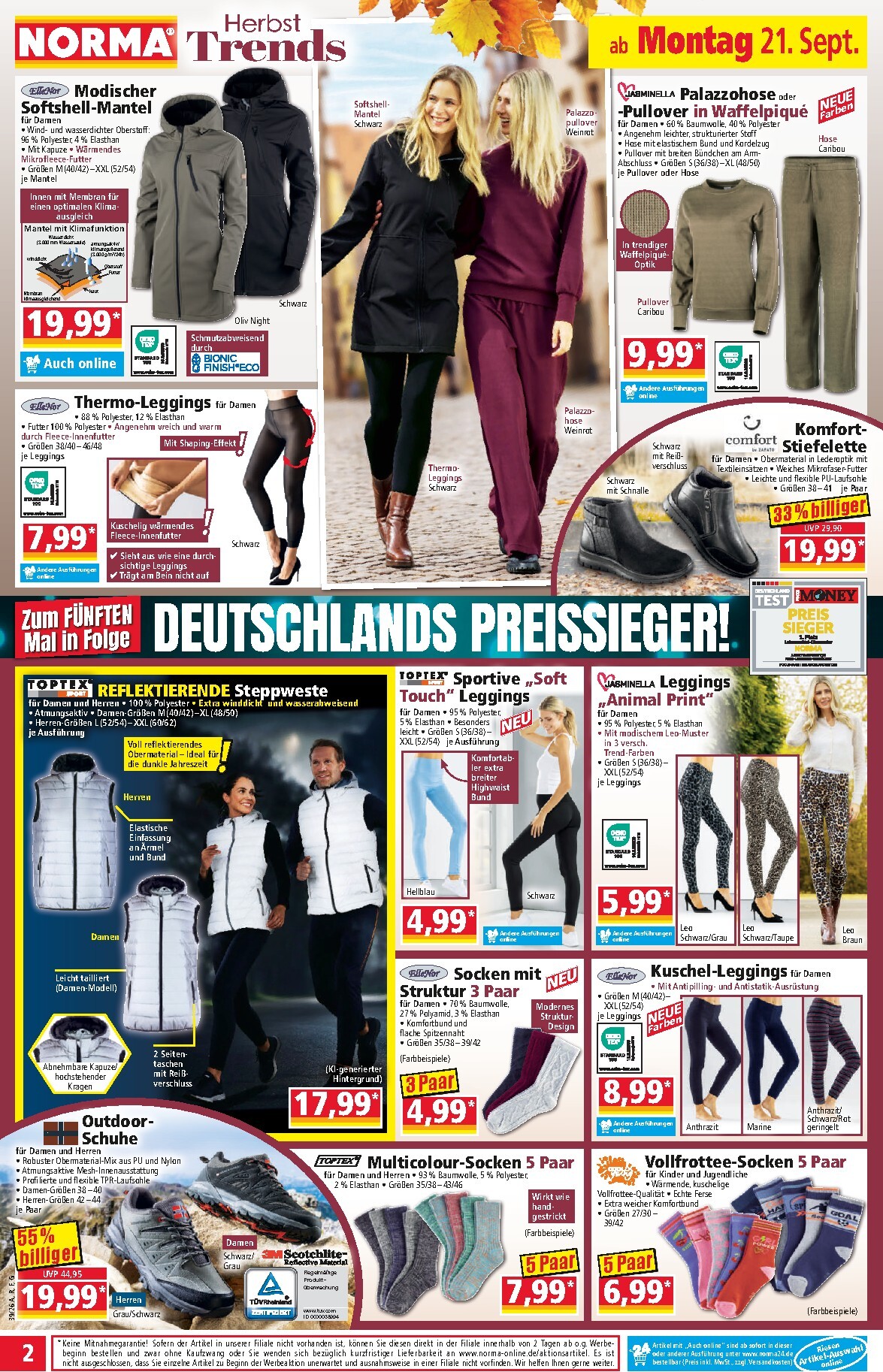 norma - Norma Prospekt – von Montag 21.09.2026 bis Samstag 26.09.2026 - page: 2