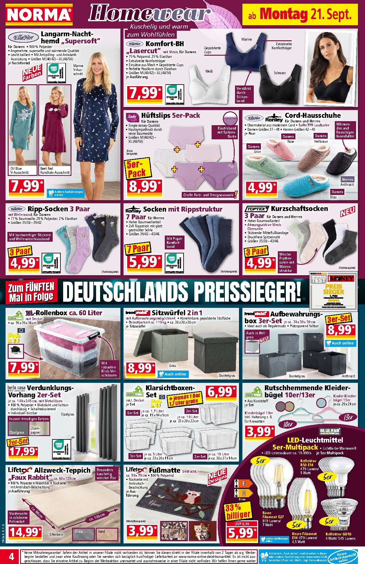 norma - Norma Prospekt – von Montag 21.09.2026 bis Samstag 26.09.2026 - page: 4