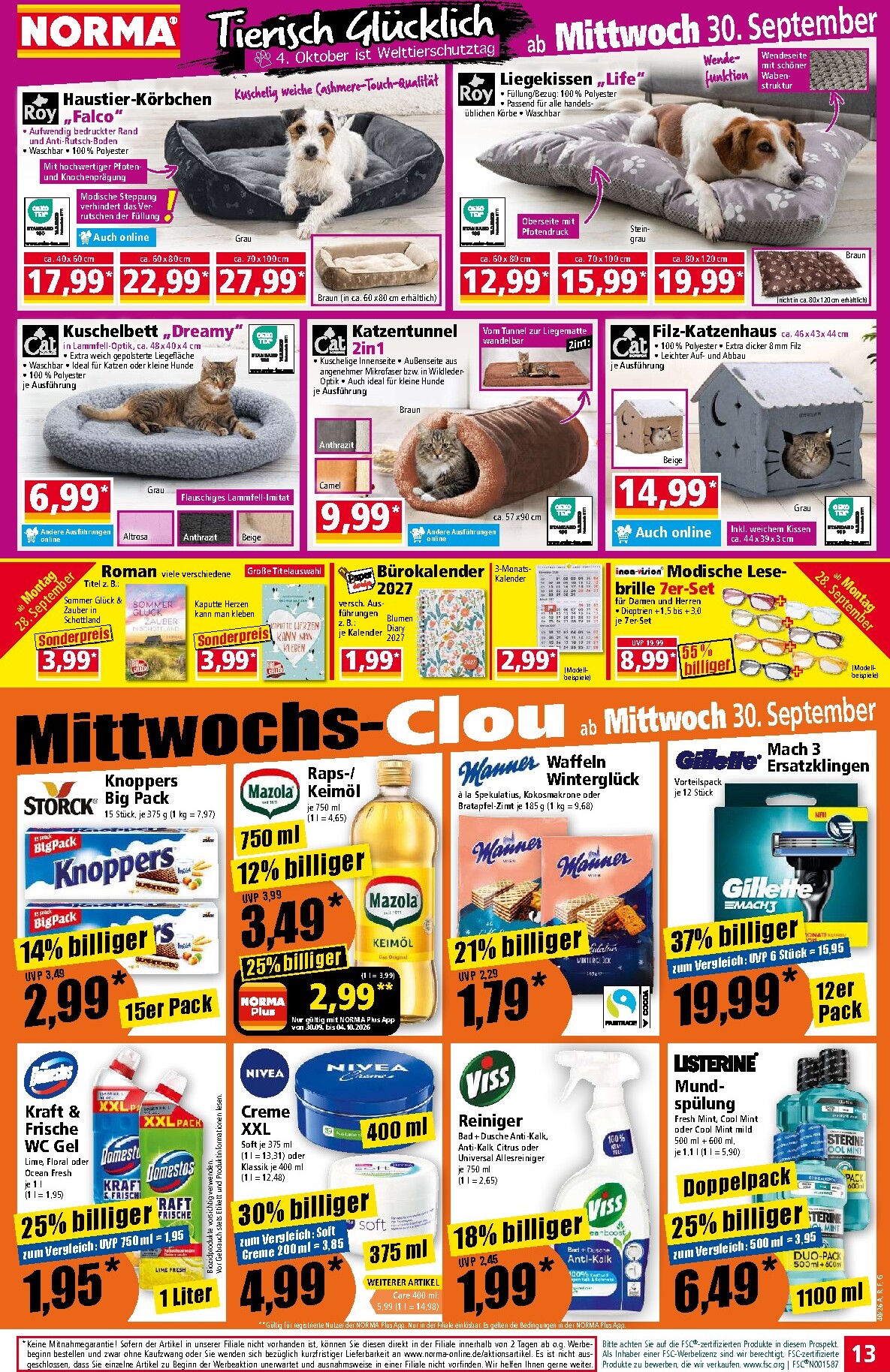 norma - Norma Prospekt – von Montag 28.09.2026 bis Samstag 03.10.2026 - page: 13