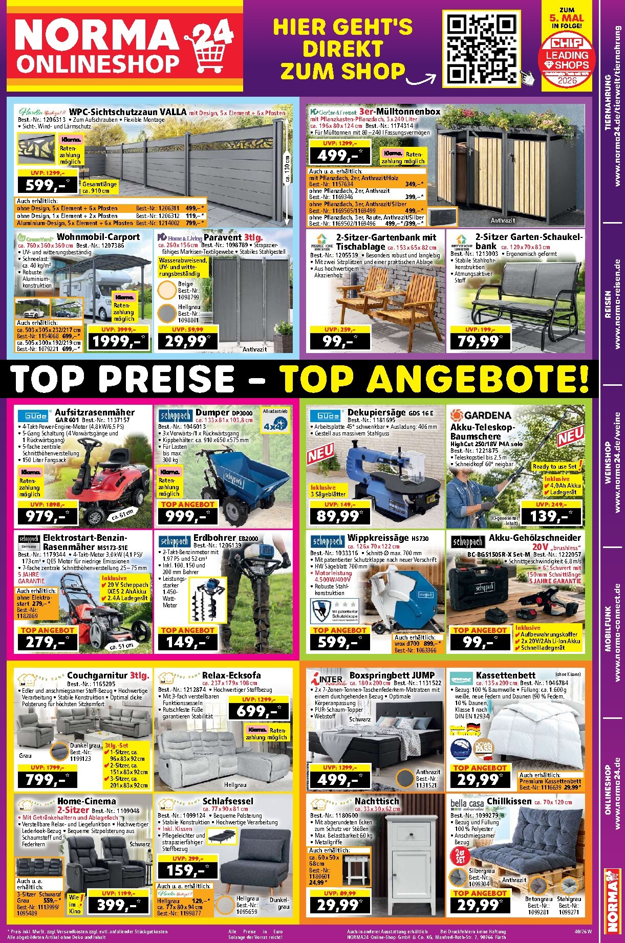 norma - Norma Prospekt – von Montag 28.09.2026 bis Samstag 03.10.2026 - page: 20
