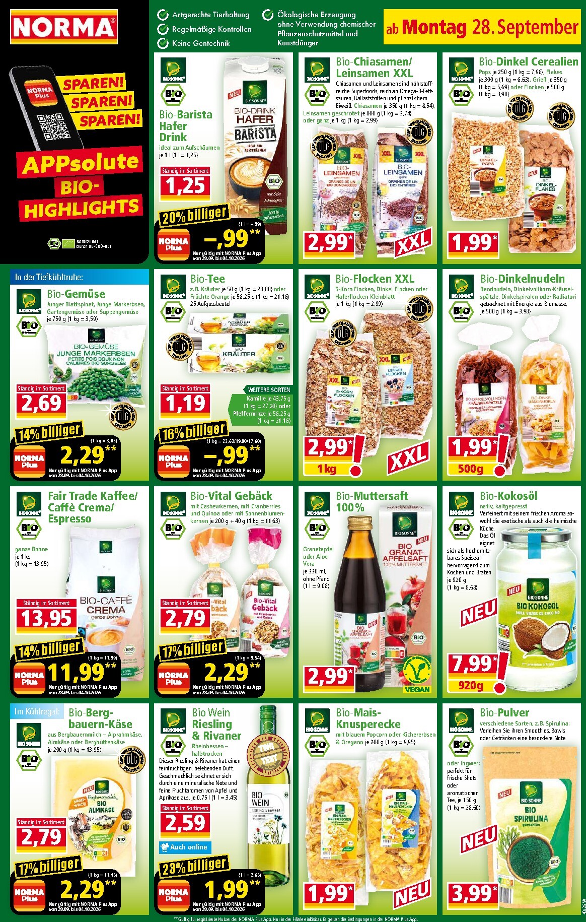norma - Norma Prospekt – von Montag 28.09.2026 bis Samstag 03.10.2026 - page: 18