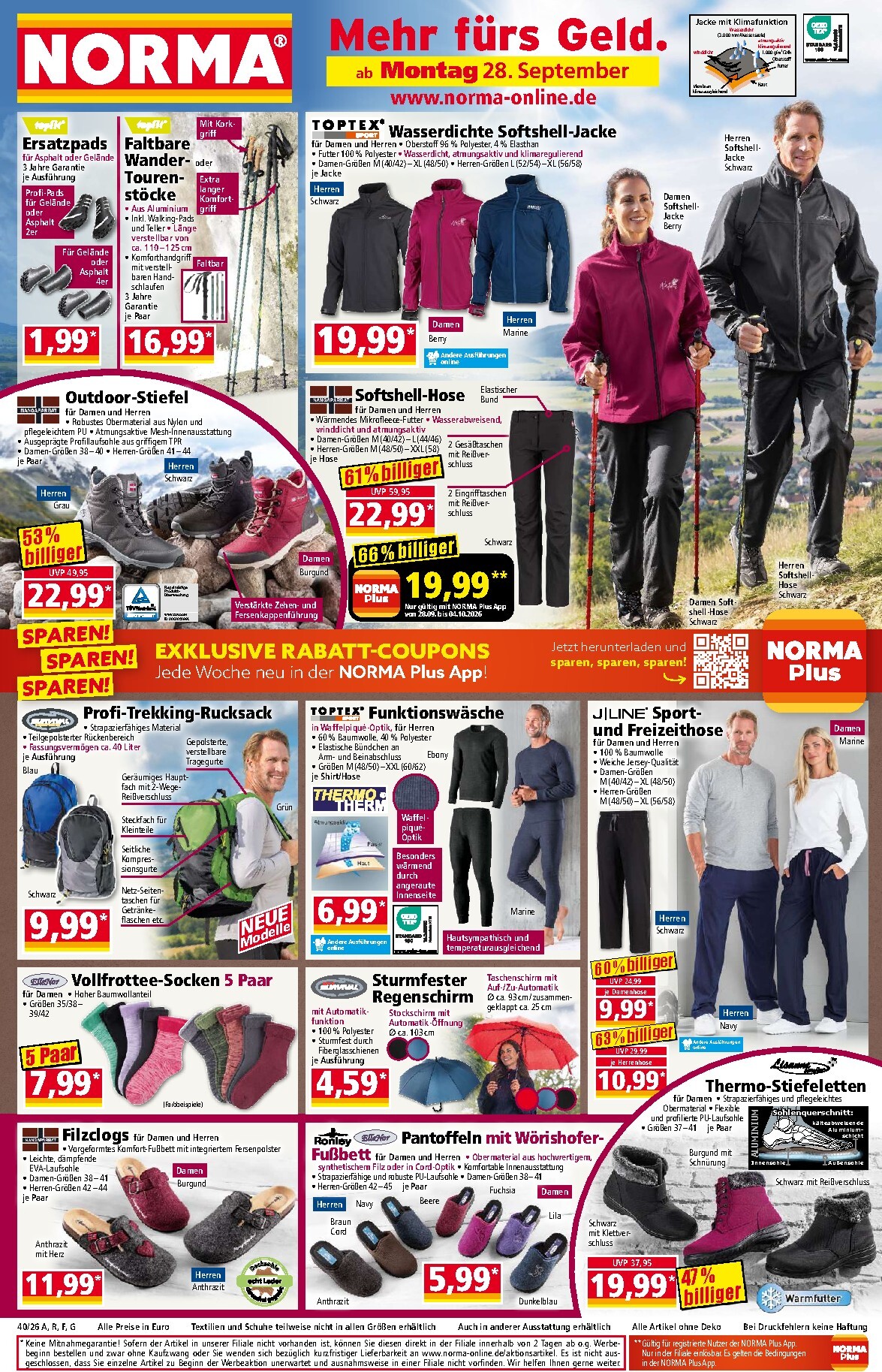 norma - Norma Prospekt – von Montag 28.09.2026 bis Samstag 03.10.2026
