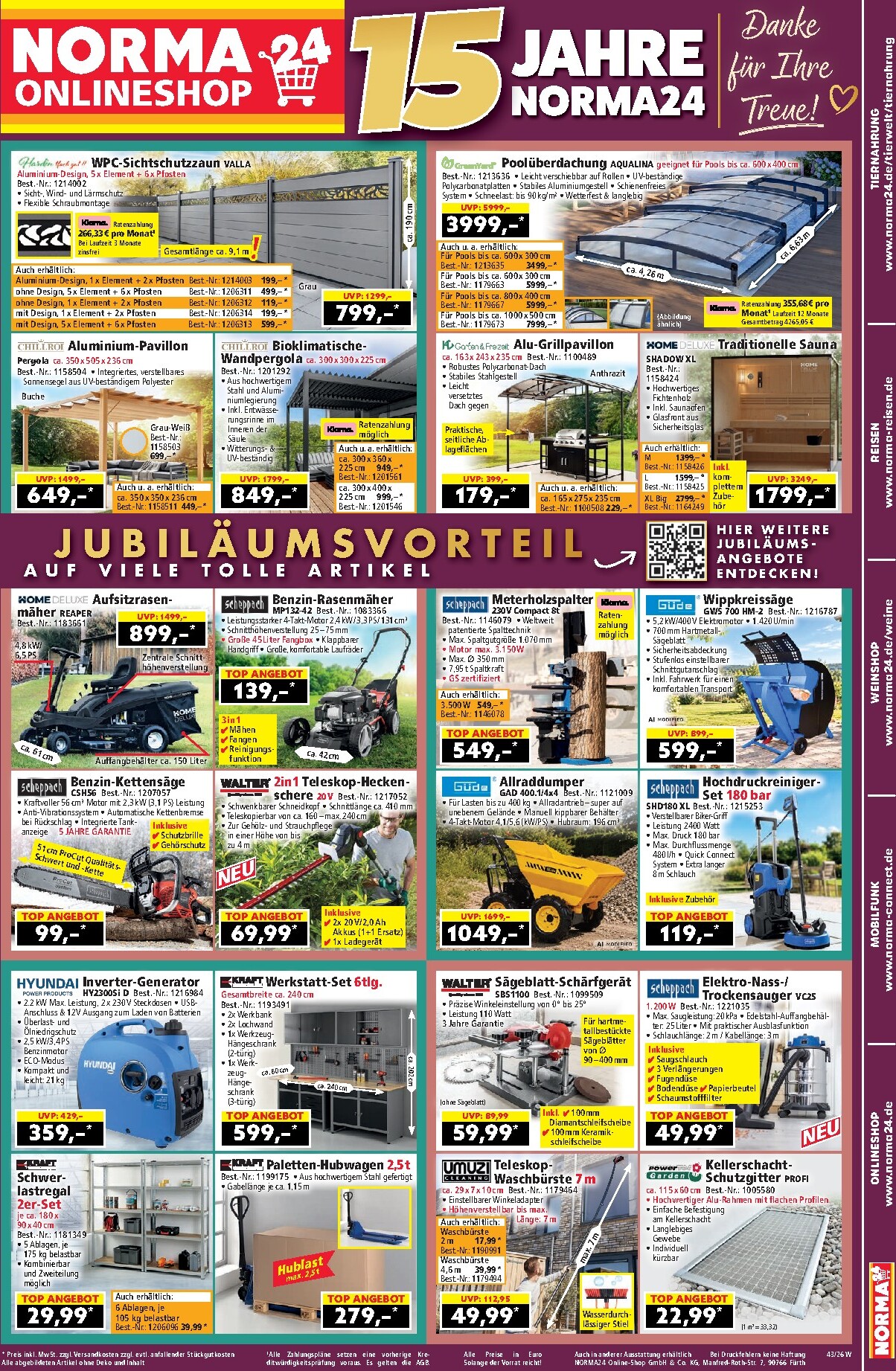 norma - Norma - Onlineshop Prospekt nächste Woche – von Montag 19.10.2026 bis Samstag 24.10.2026