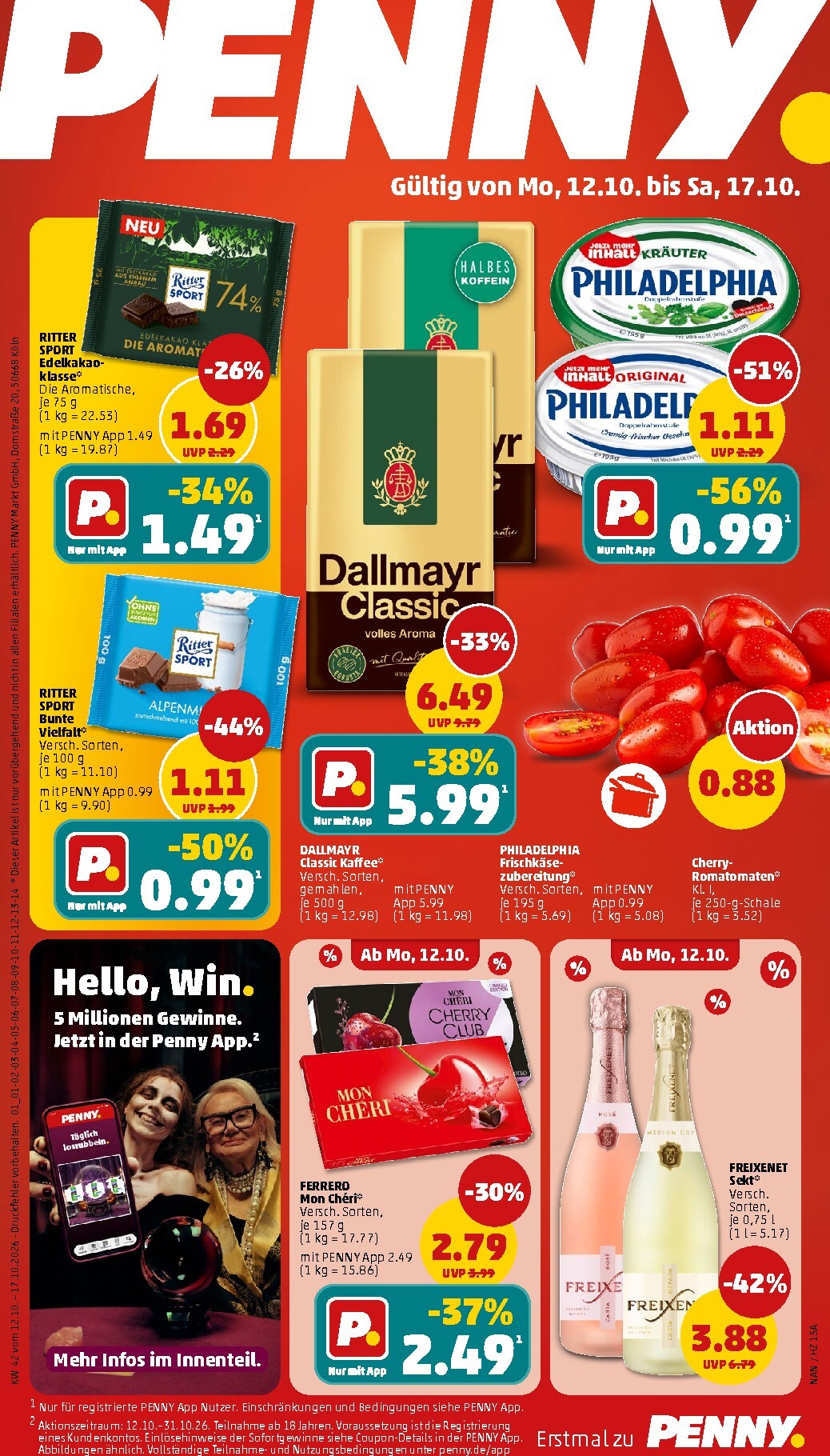 penny - PENNY Prospekt nächste Woche – von Montag 12.10.2026 bis Samstag 17.10.2026