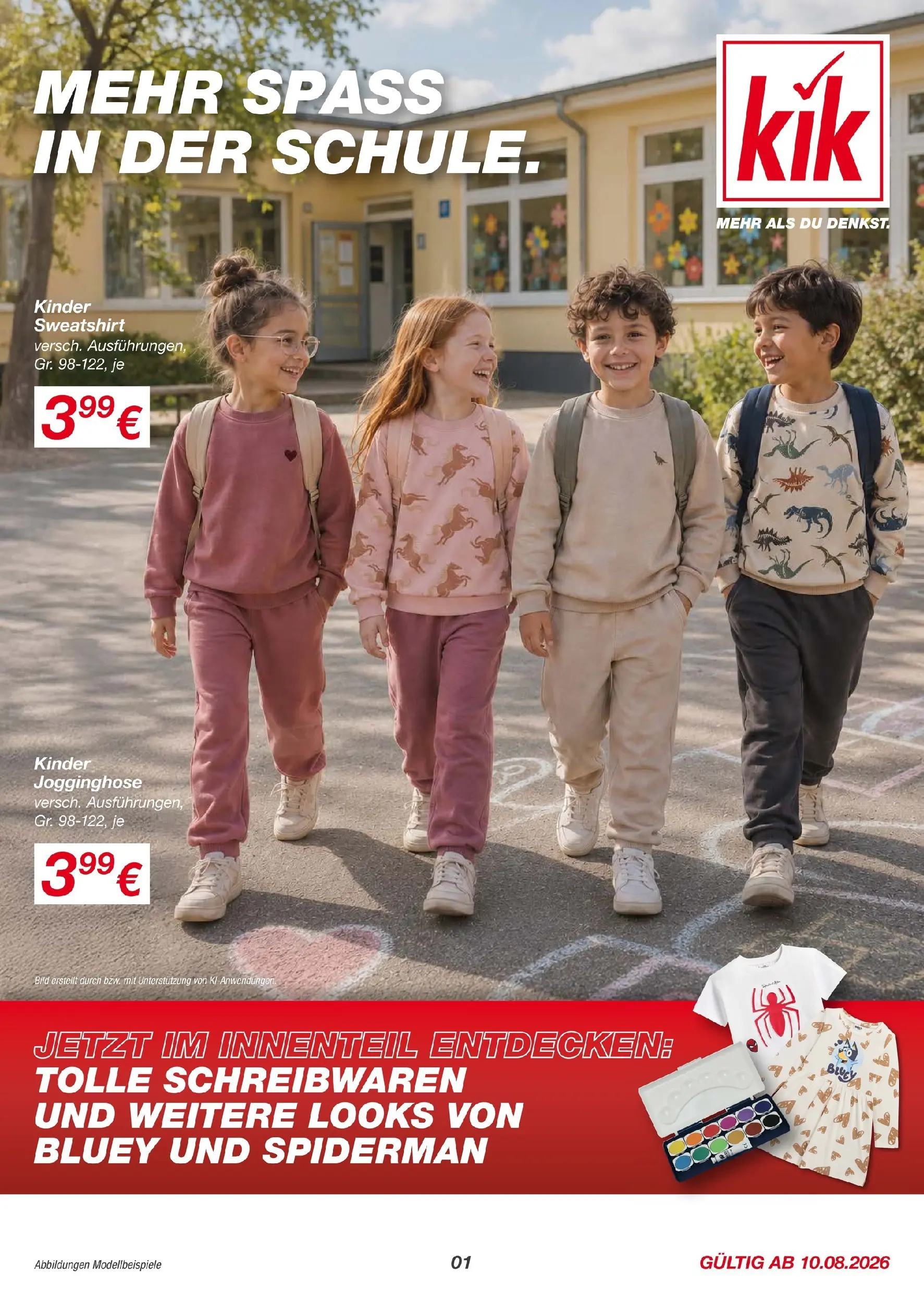 kik - KiK Prospekt nächste Woche – von Montag 10.08.2026 bis Montag 31.08.2026