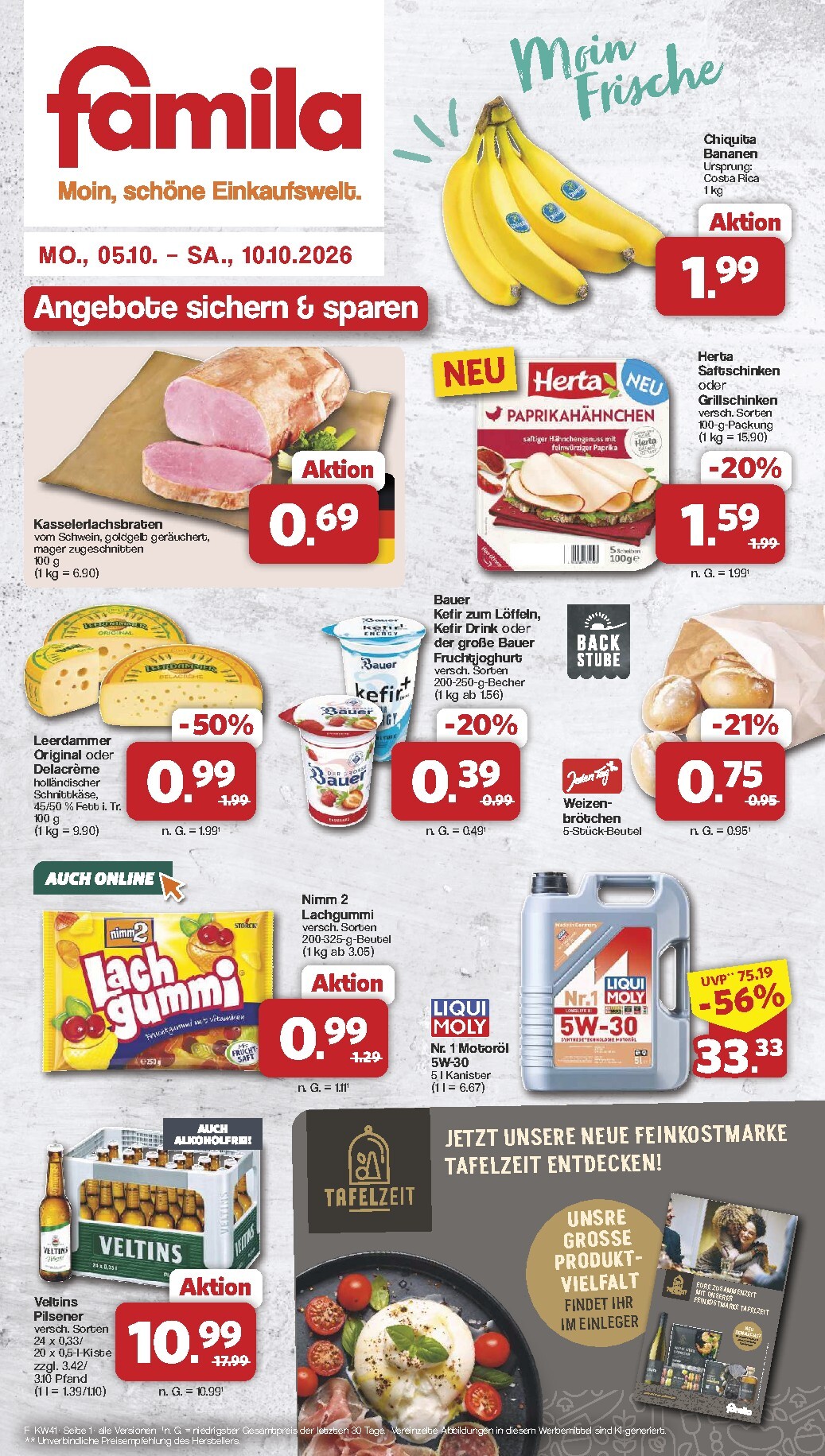 famila-nordwest - Famila Nordwest Prospekt nächste Woche – von Montag 05.10.2026 bis Samstag 10.10.2026