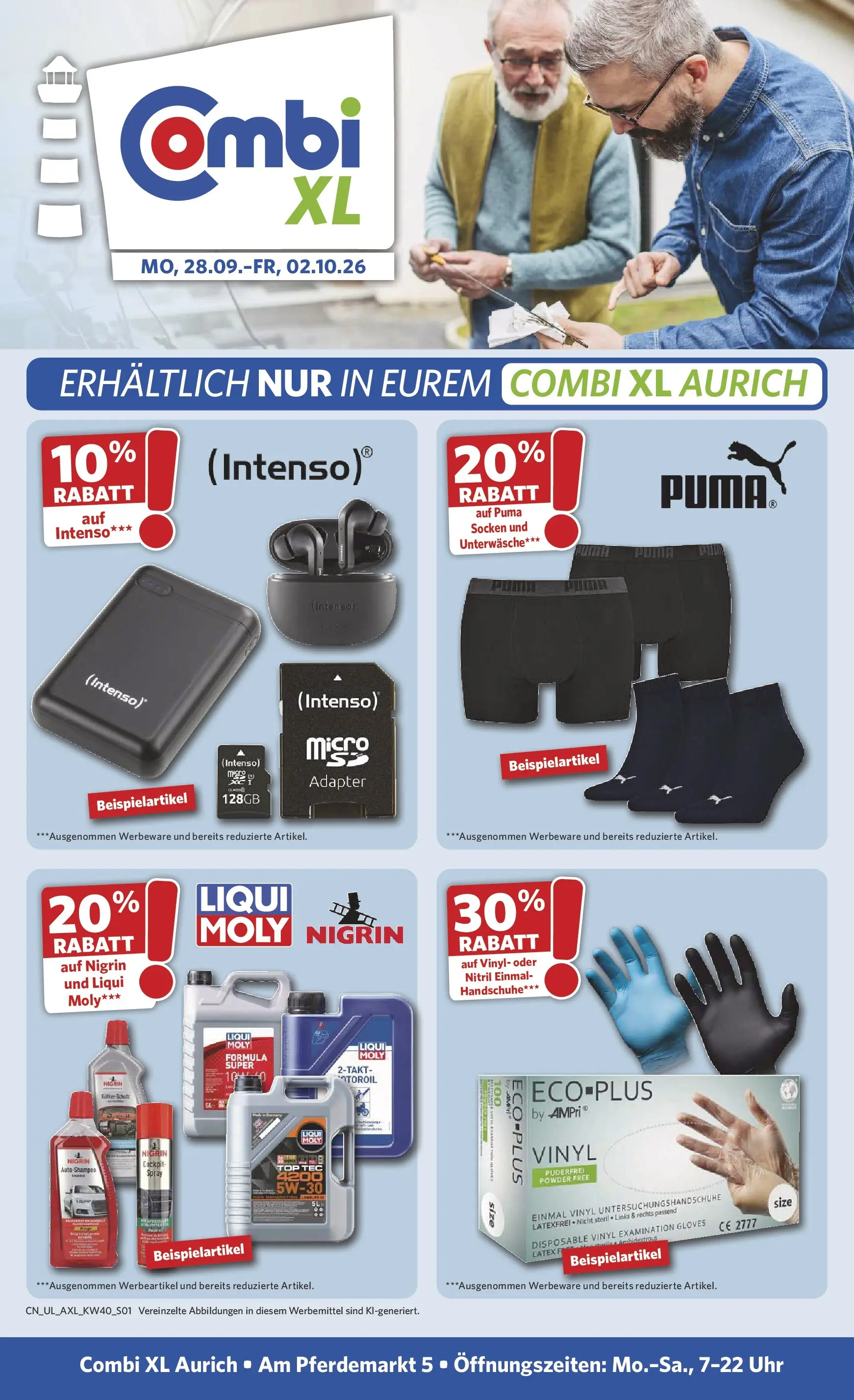 combi - Combi XL Prospekt – von Montag 28.09.2026 bis Freitag 02.10.2026