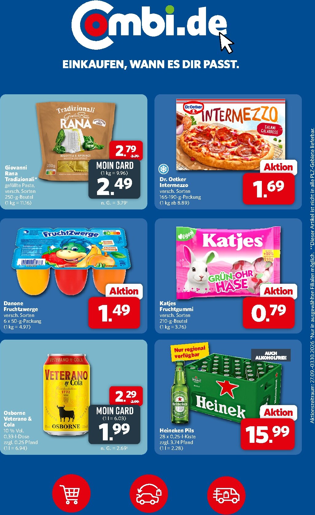 combi - Combi - Wochen Knaller Prospekt – von Sonntag 27.09.2026 bis Samstag 03.10.2026 - page: 2