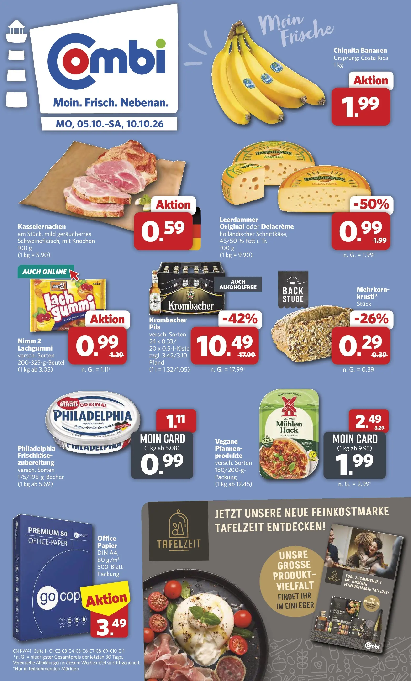 combi - Combi Prospekt – von Montag 05.10.2026 bis Samstag 10.10.2026