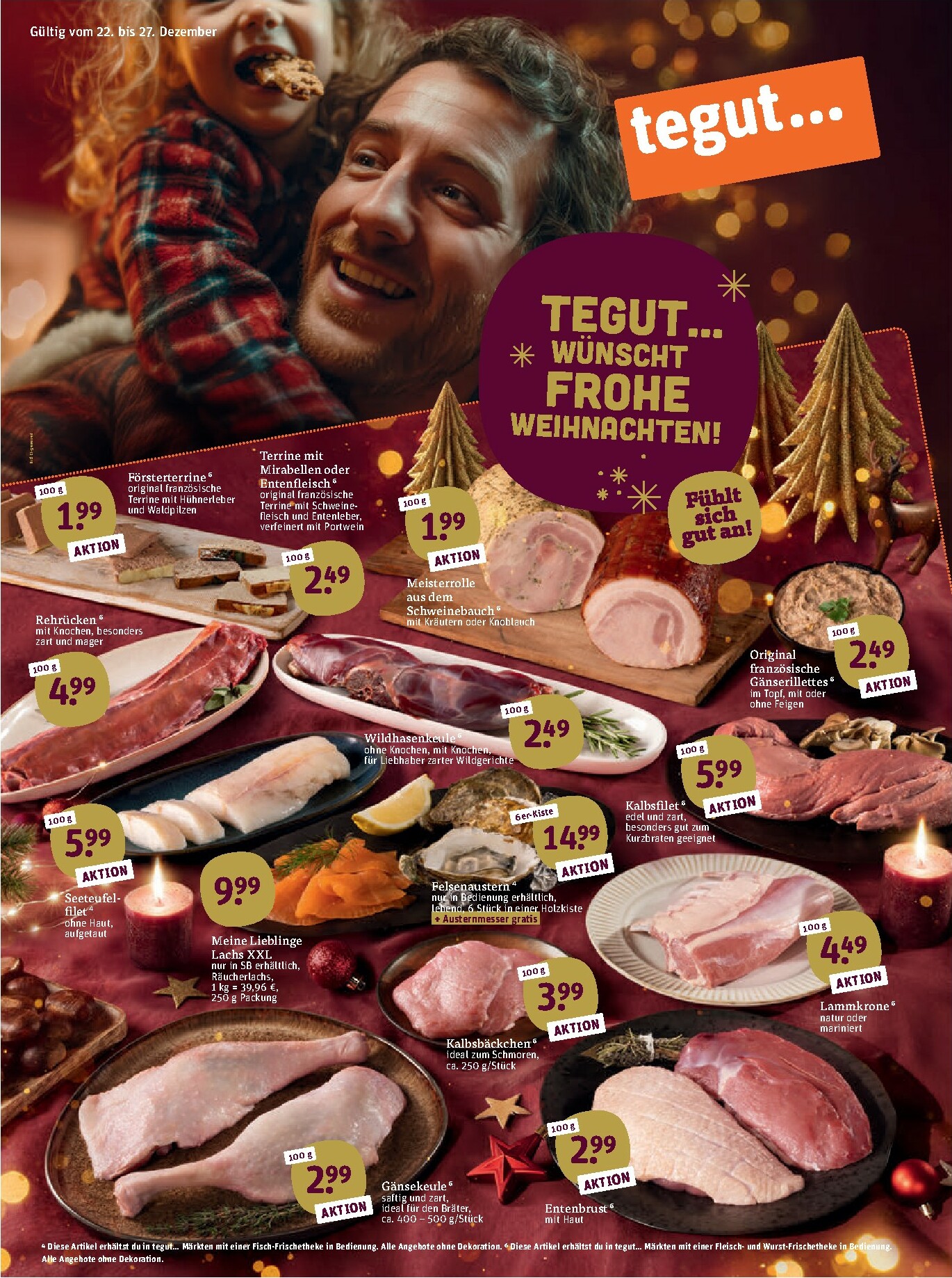 tegut - Tegut-Prospekt gültig vom 22.12. bis 27.12.