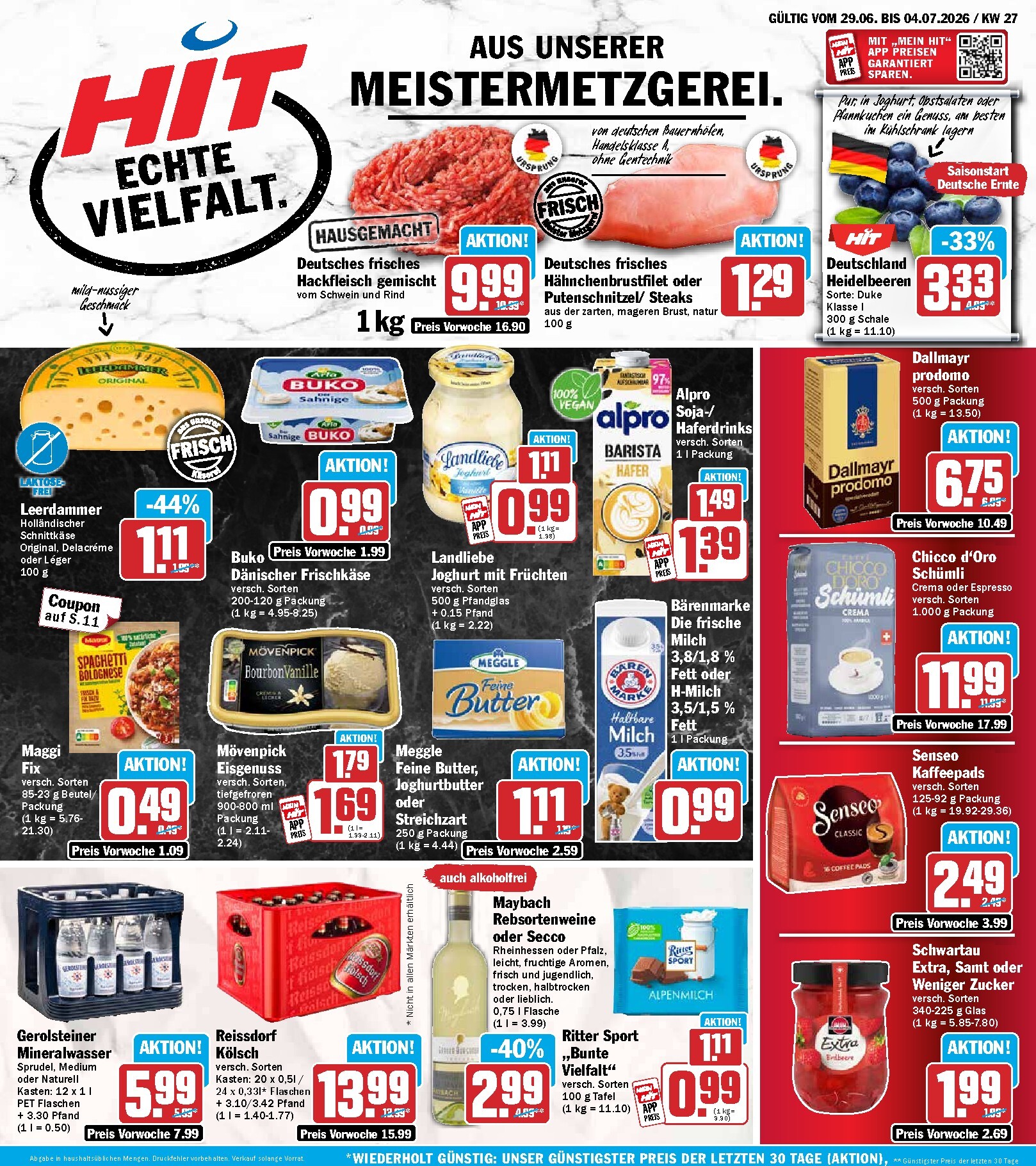 hit - Hit Prospekt nächste Woche – von Montag 29.06.2026 bis Samstag 04.07.2026