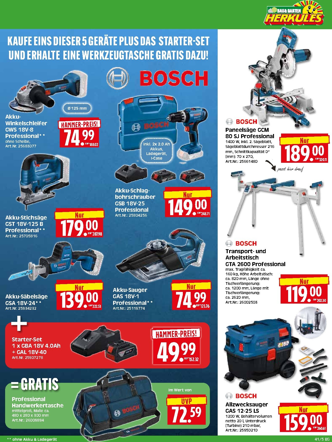 herkules - Herkules - Bau & Garten Prospekt nächste Woche – von Montag 05.10.2026 bis Samstag 10.10.2026 - page: 5