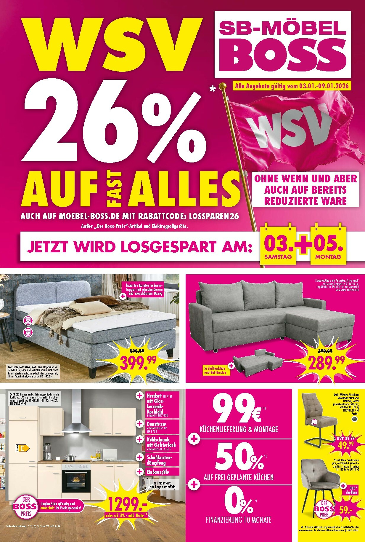 moebel-boss - SB Möbel BOSS-Prospekt gültig vom 03.01. bis 09.01.