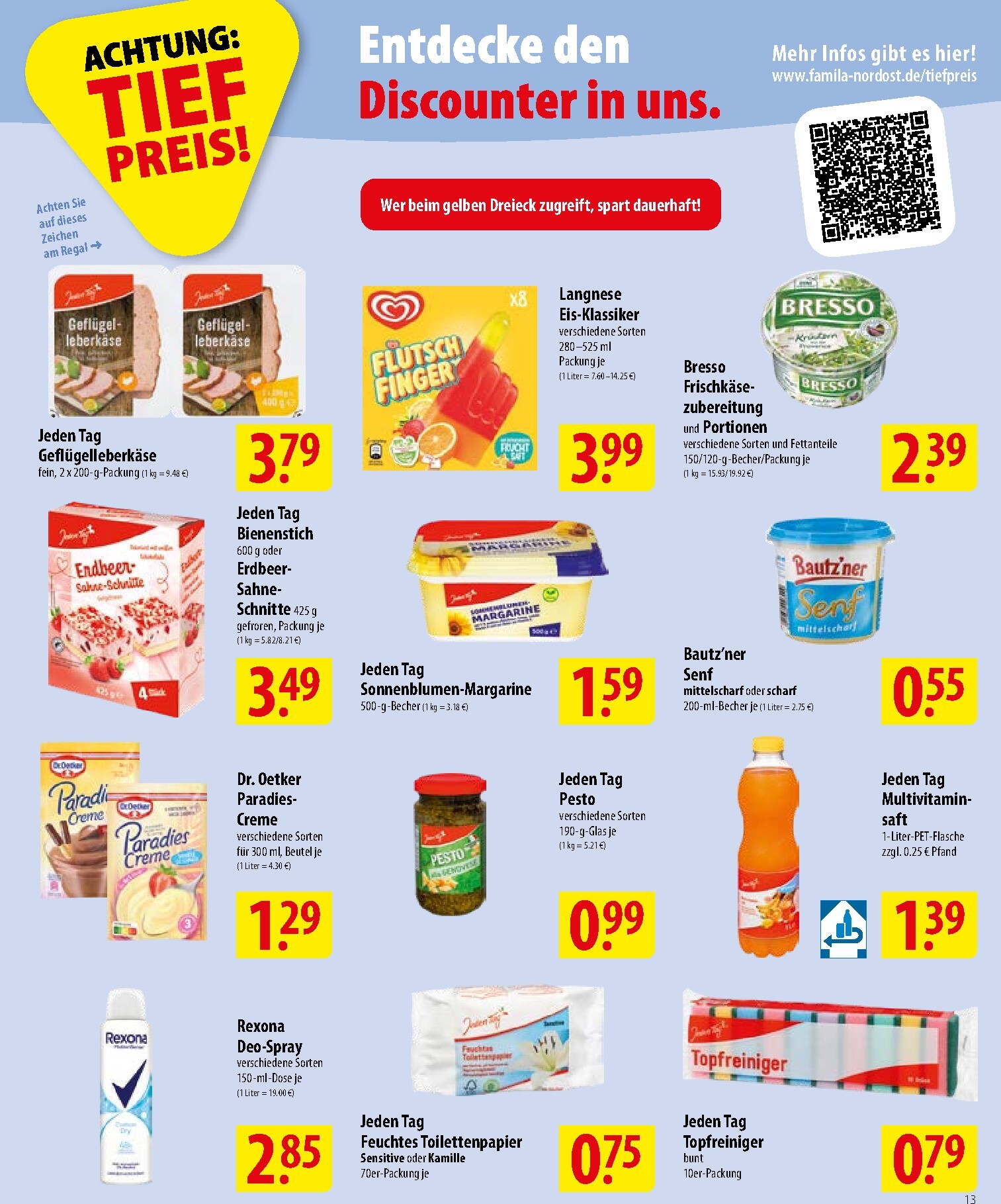 famila-nordost - Famila Nordost Prospekt nächste Woche – von Montag 20.04.2026 bis Samstag 25.04.2026 - page: 13
