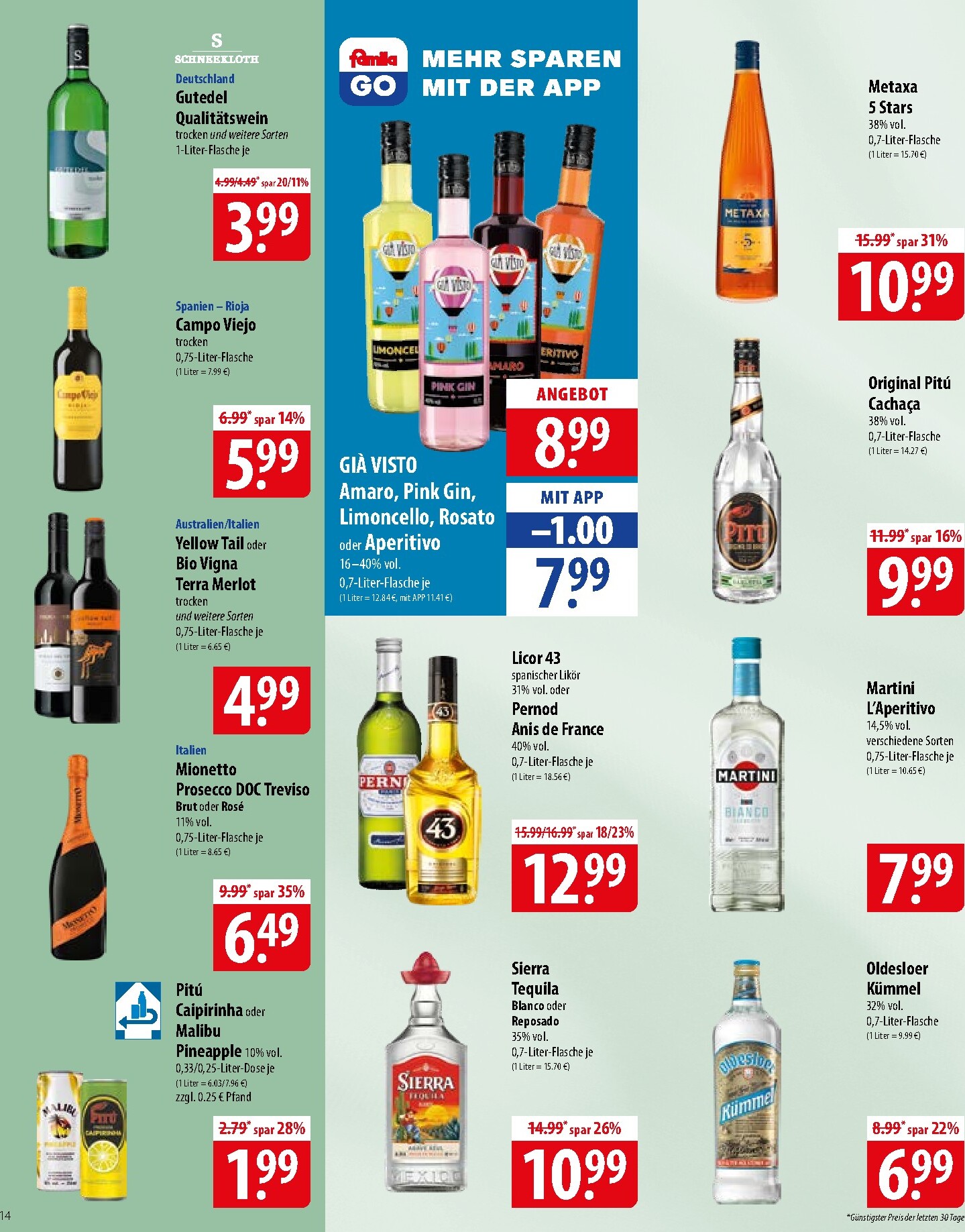 famila-nordost - Famila Nordost Prospekt nächste Woche – von Montag 20.04.2026 bis Samstag 25.04.2026 - page: 14