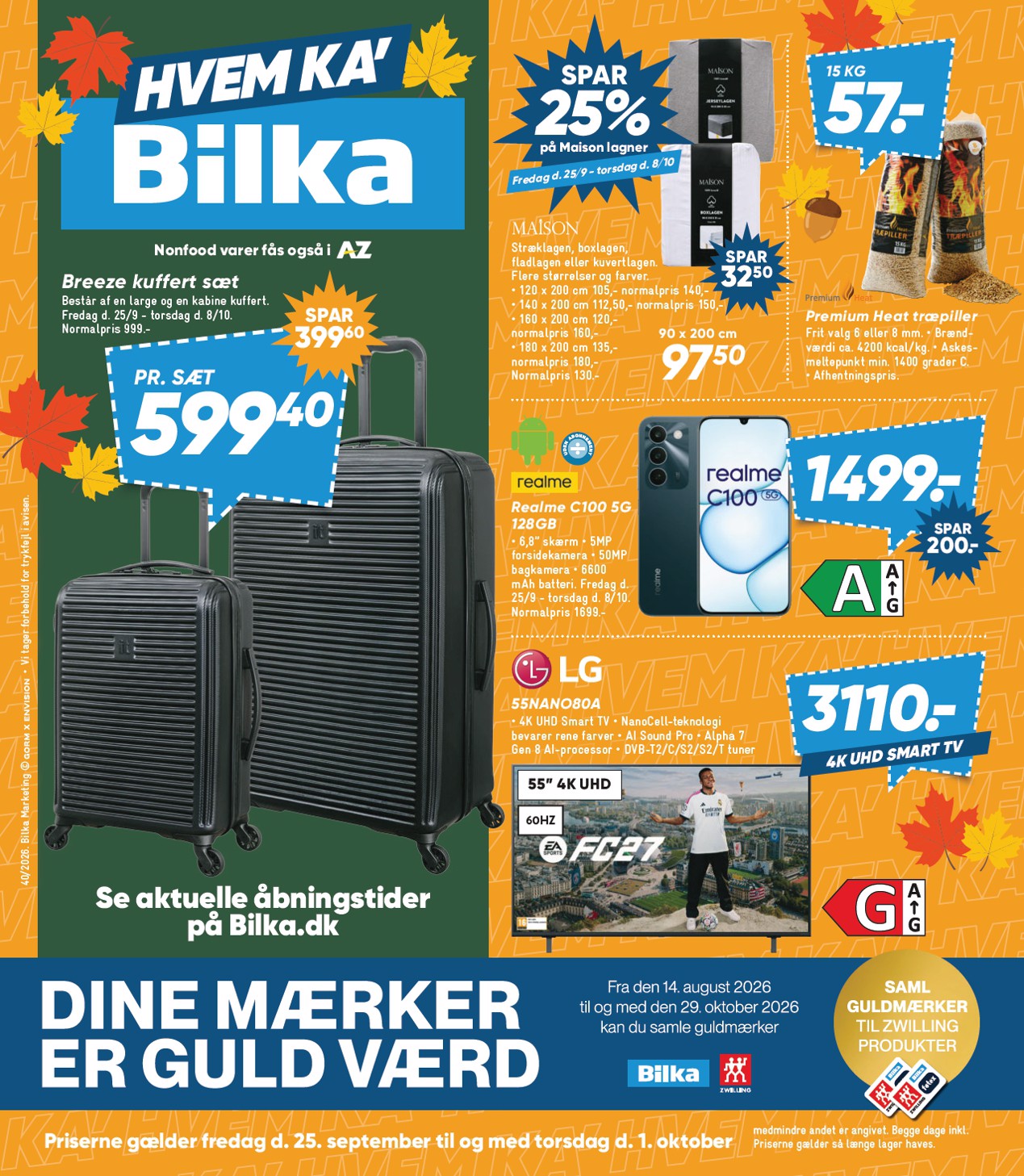bilka - Bilka - Nonfood tilbudsavis for næste uge fra fredag, 25.09.2026 til torsdag, 01.10.2026