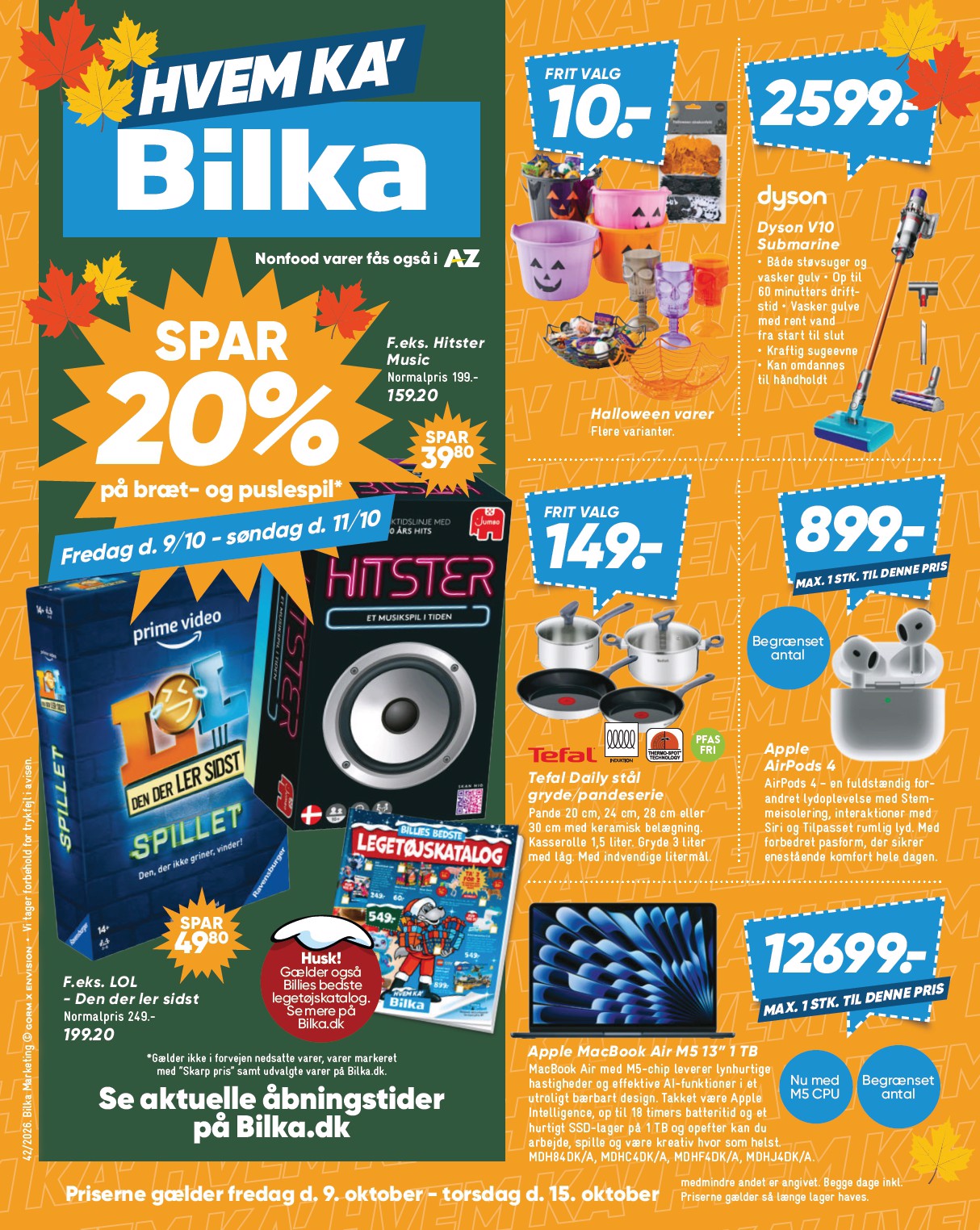 bilka - Bilka - Nonfood tilbudsavis for næste uge fra fredag, 09.10.2026 til torsdag, 15.10.2026
