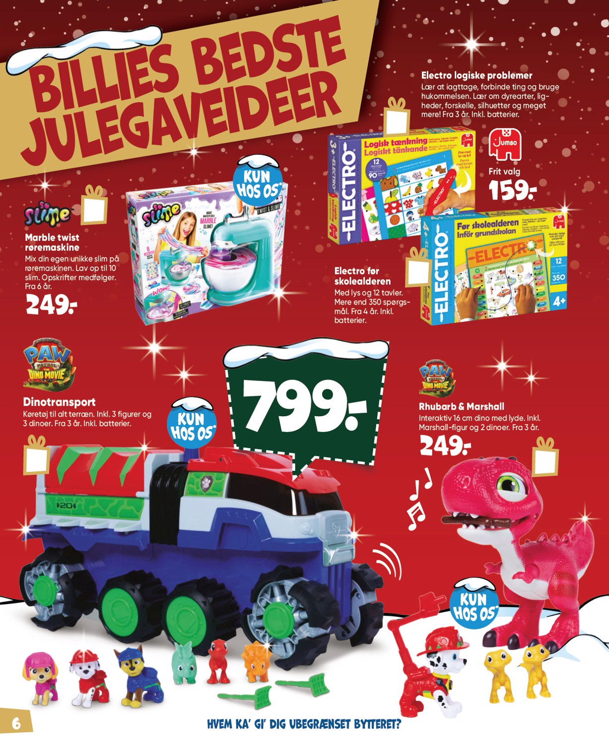 bilka - Aktuel Bilka - Billies bedste legetøjskatalog tilbudsavis fra fredag, 09.10.2026 til torsdag, 31.12.2026 - page: 6