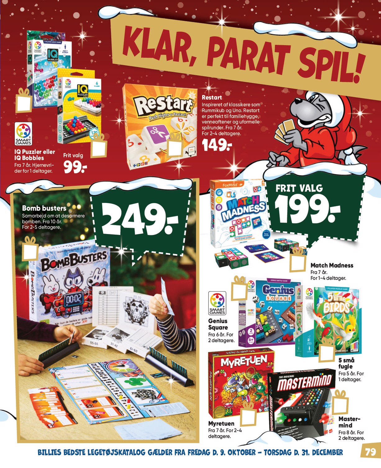 bilka - Aktuel Bilka - Billies bedste legetøjskatalog tilbudsavis fra fredag, 09.10.2026 til torsdag, 31.12.2026 - page: 79