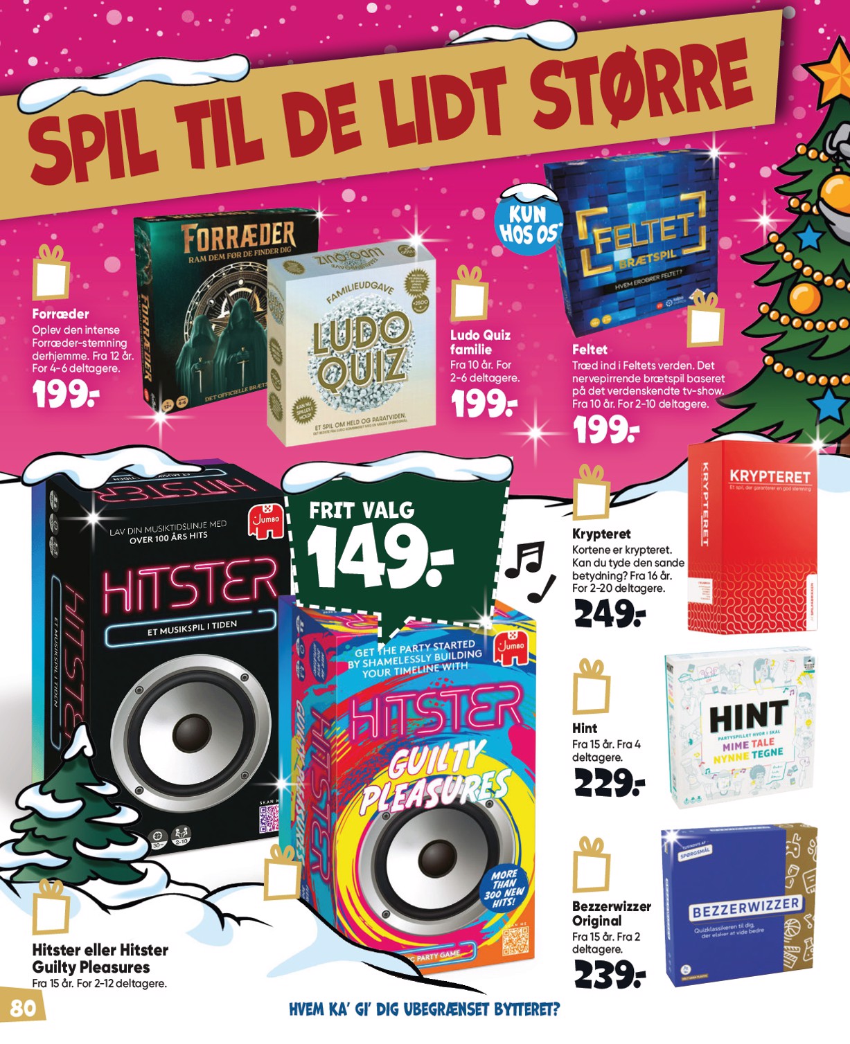 bilka - Aktuel Bilka - Billies bedste legetøjskatalog tilbudsavis fra fredag, 09.10.2026 til torsdag, 31.12.2026 - page: 80
