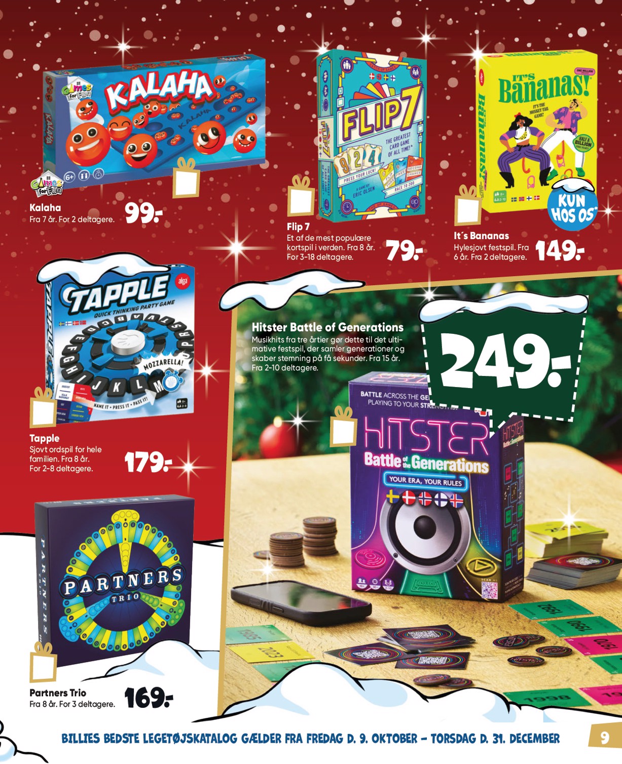 bilka - Aktuel Bilka - Billies bedste legetøjskatalog tilbudsavis fra fredag, 09.10.2026 til torsdag, 31.12.2026 - page: 9