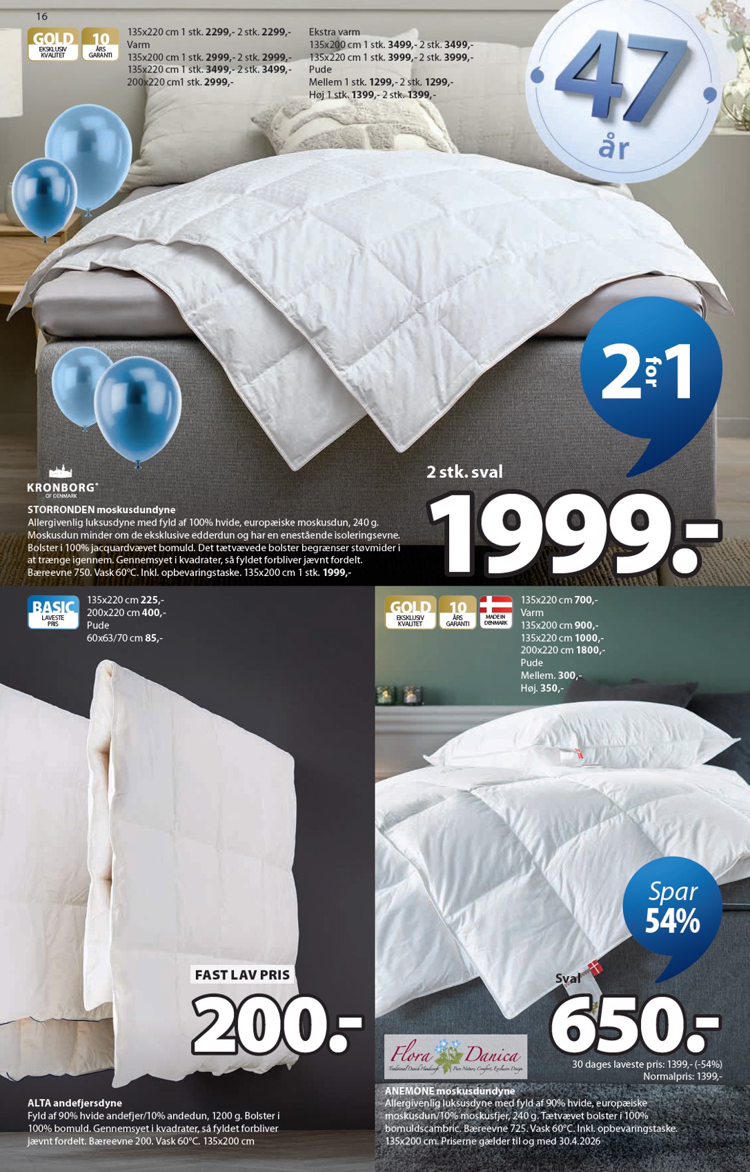 jysk - Aktuel JYSK katalog gyldig fra fredag 10.04.2026 til torsdag 23.04.2026 - page: 16