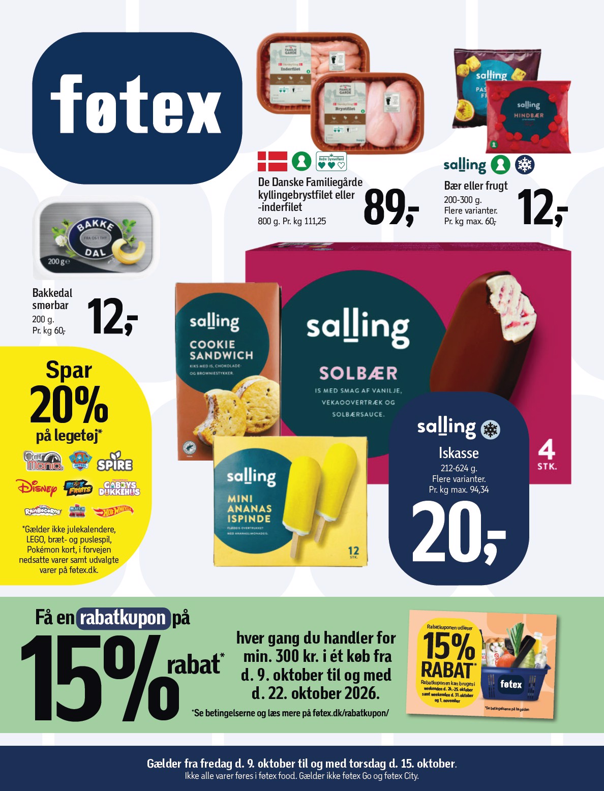 fotex - Føtex tilbudsavis for næste uge fra fredag, 09.10.2026 til torsdag, 15.10.2026