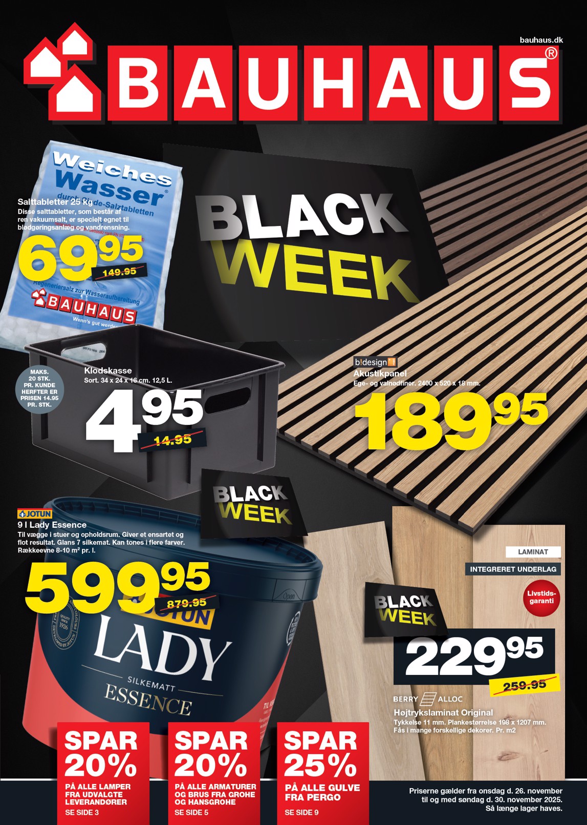 bauhaus - BAUHAUS - Black Week tilbudsavis gyldig fra 26.11. til 30.11.