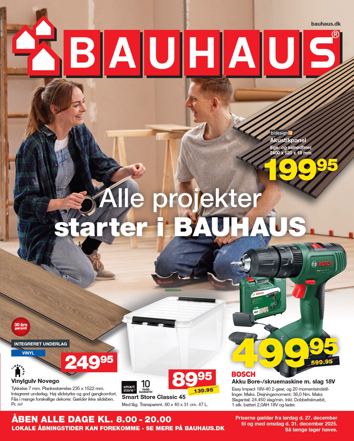 bauhaus - BAUHAUS tilbudsavis gyldig fra 27.12. til 31.12.