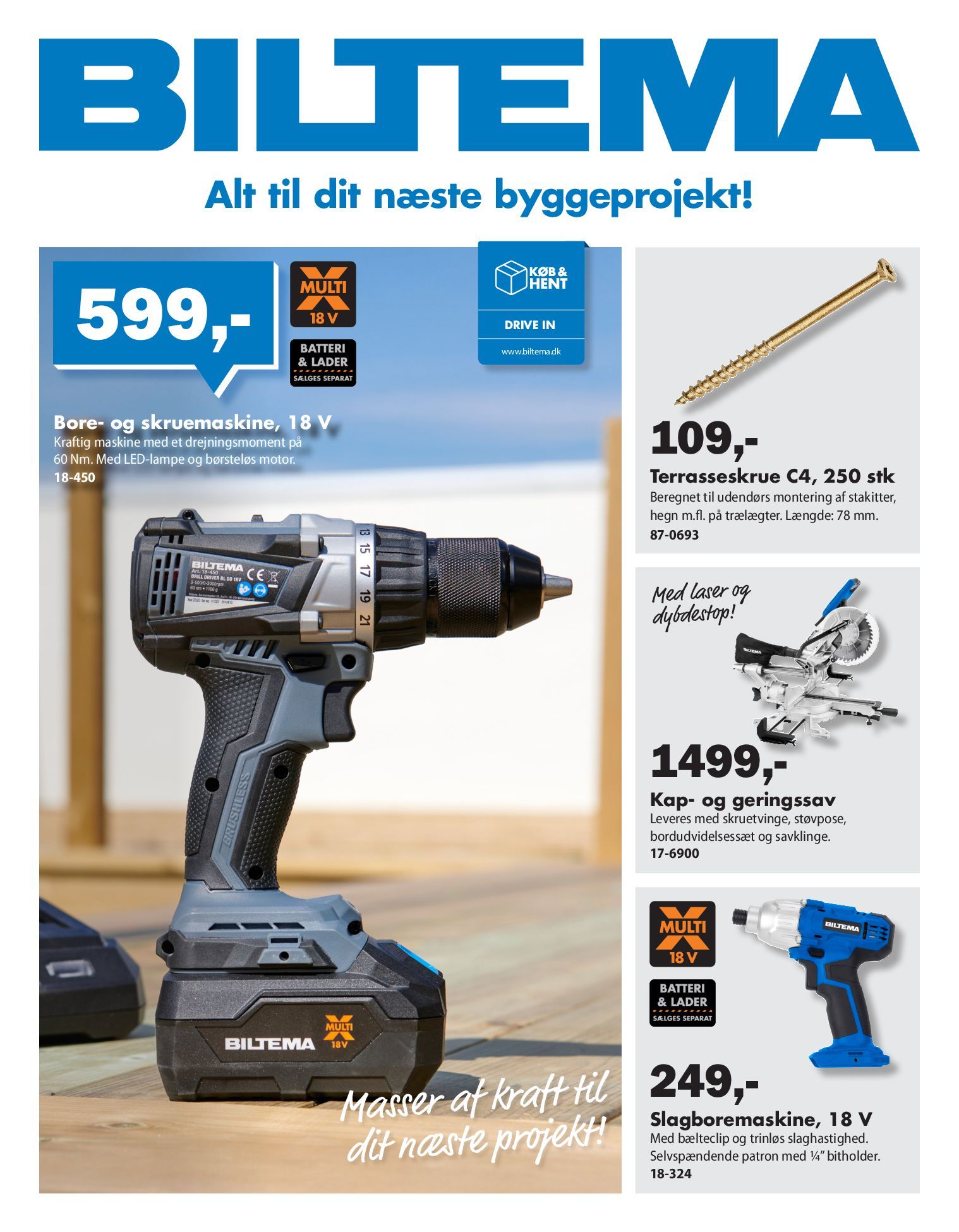 biltema - Biltema - Alt til dit næste byggeprojekt tilbudsavis gyldig fra 17.03.2026 til 30.03.2026