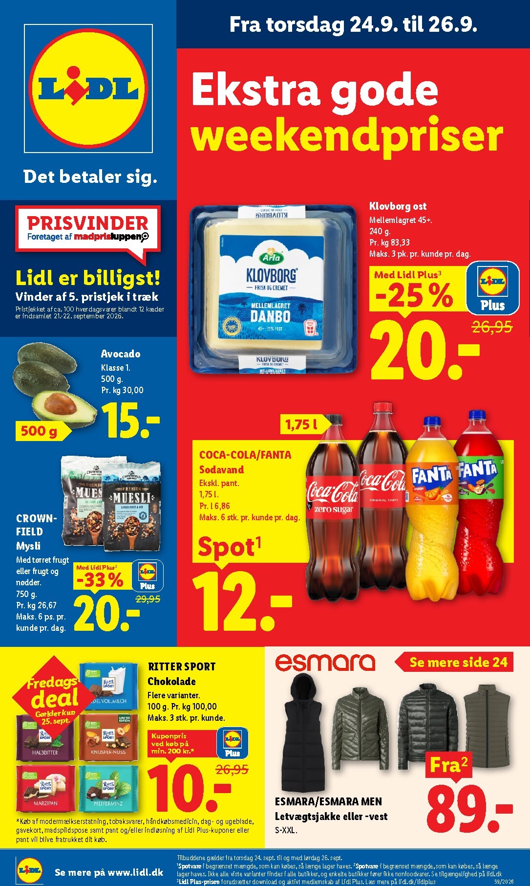 lidl - Aktuel Lidl - Weekendtilbud tilbudsavis fra søndag, 20.09.2026 til lørdag, 26.09.2026