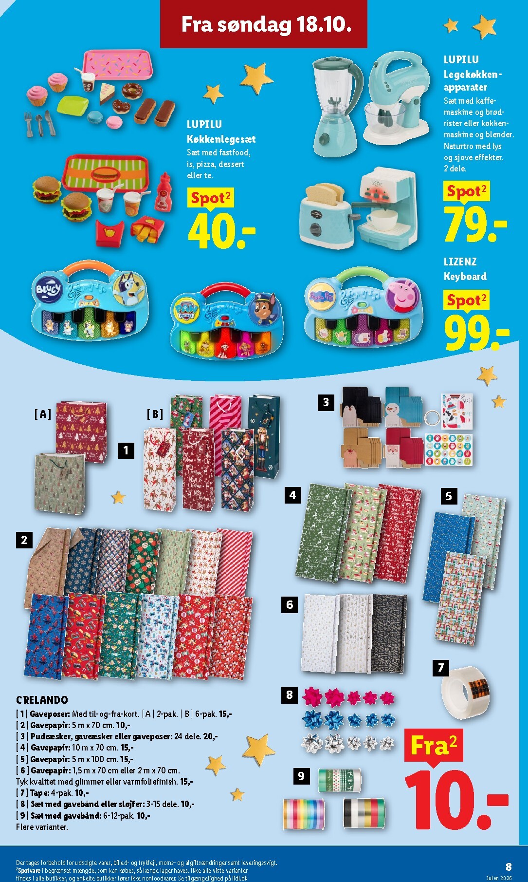 lidl - Lidl - En magisk jul tilbudsavis for næste uge fra søndag, 11.10.2026 til torsdag, 31.12.2026 - page: 8