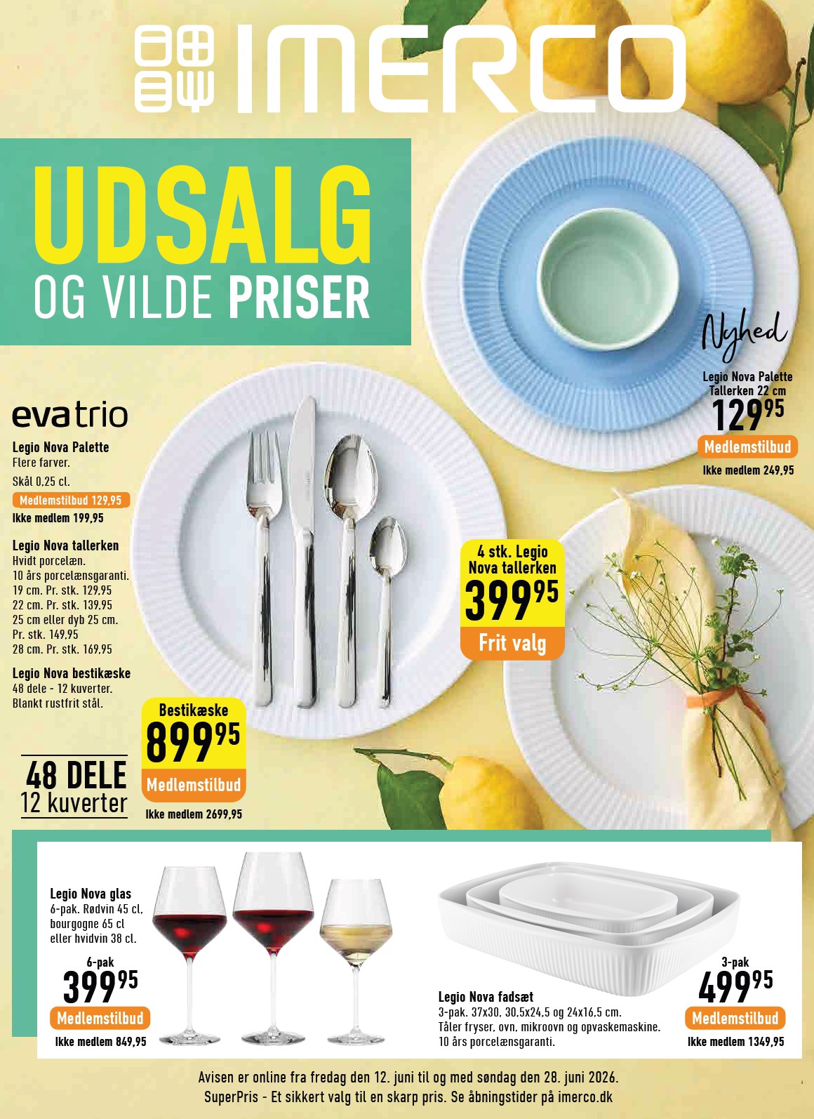 imerco - Aktuel Imerco - Udsalg tilbudsavis fra fredag, 12.06.2026 til søndag, 28.06.2026