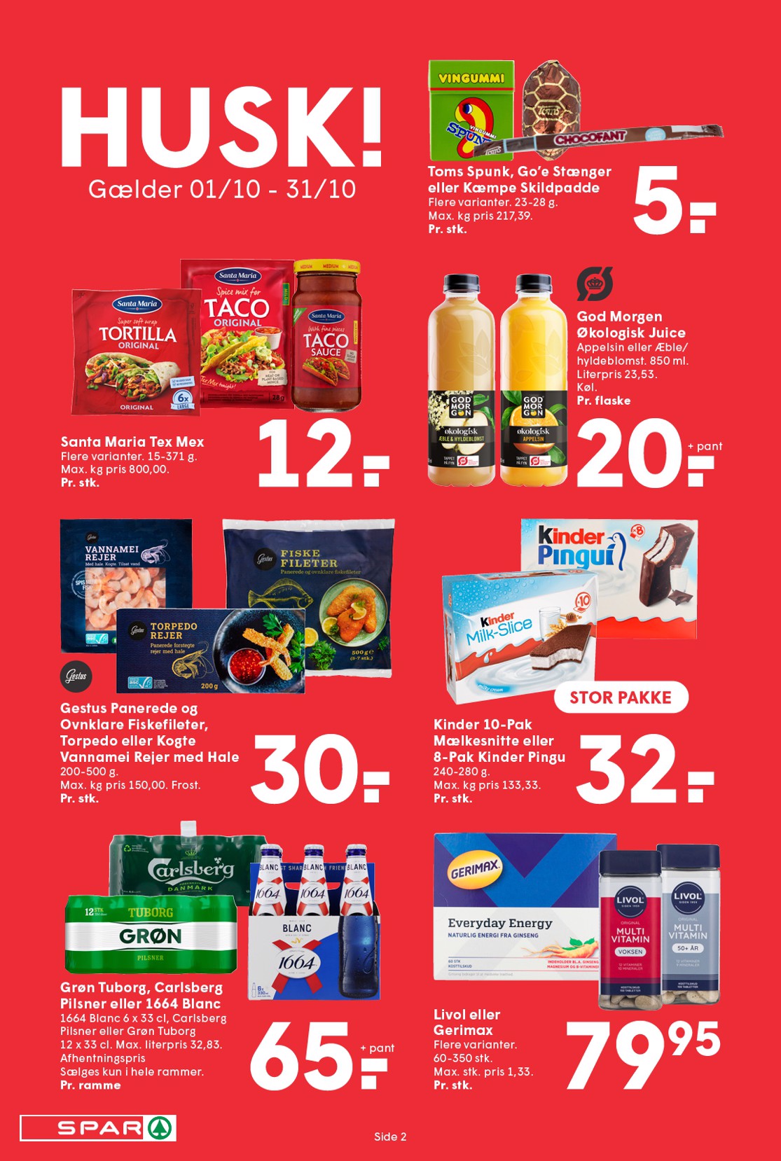 spar - Spar tilbudsavis for næste uge fra fredag, 02.10.2026 til torsdag, 08.10.2026 - page: 2