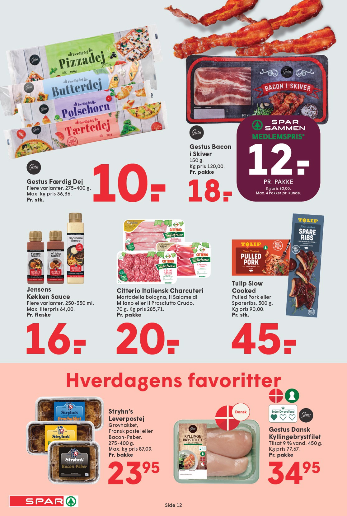 spar - Spar tilbudsavis for næste uge fra fredag, 16.10.2026 til torsdag, 22.10.2026 - page: 12