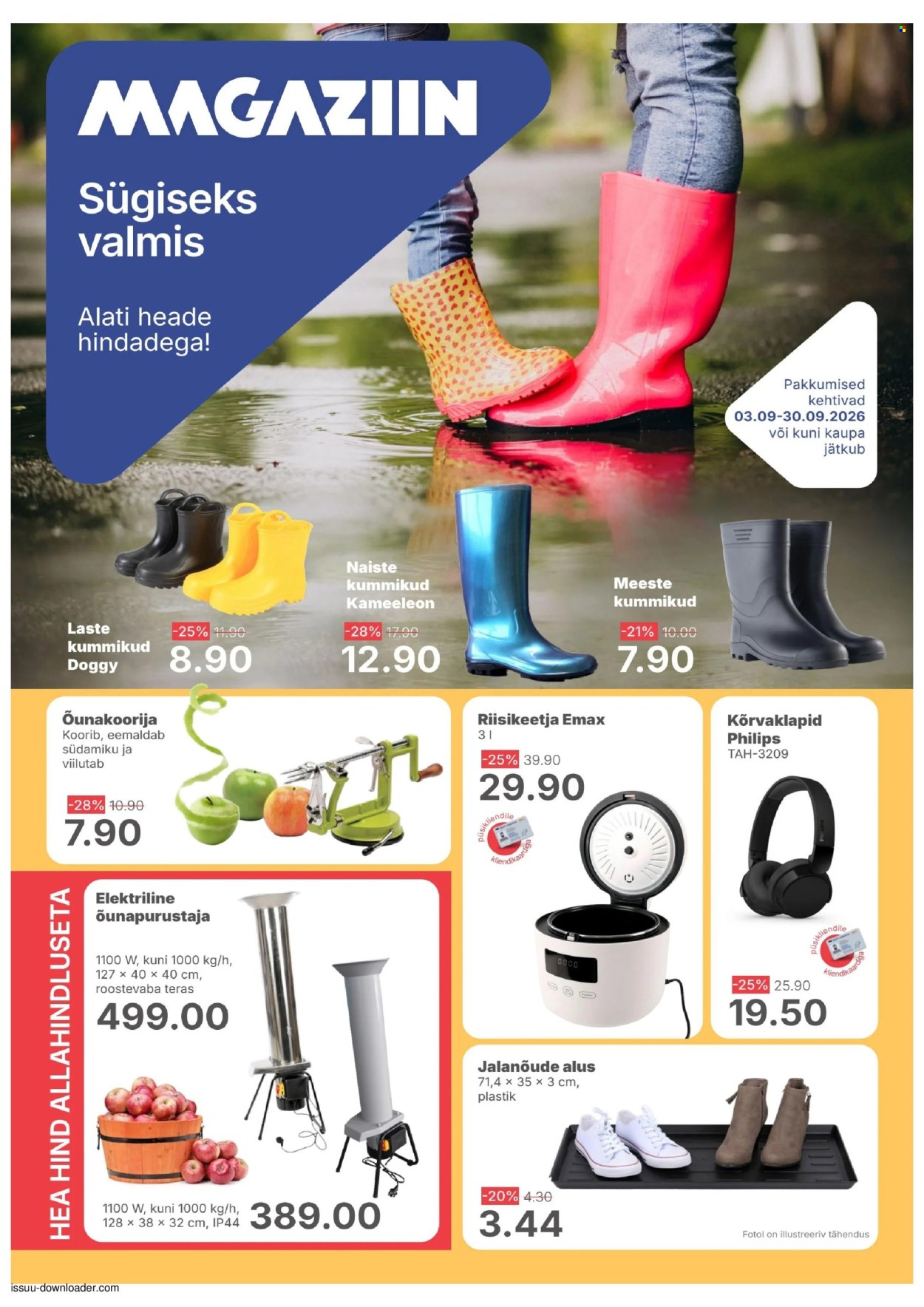 magaziin - Magaziin kliendileht (3.09 - 30.09.2026)