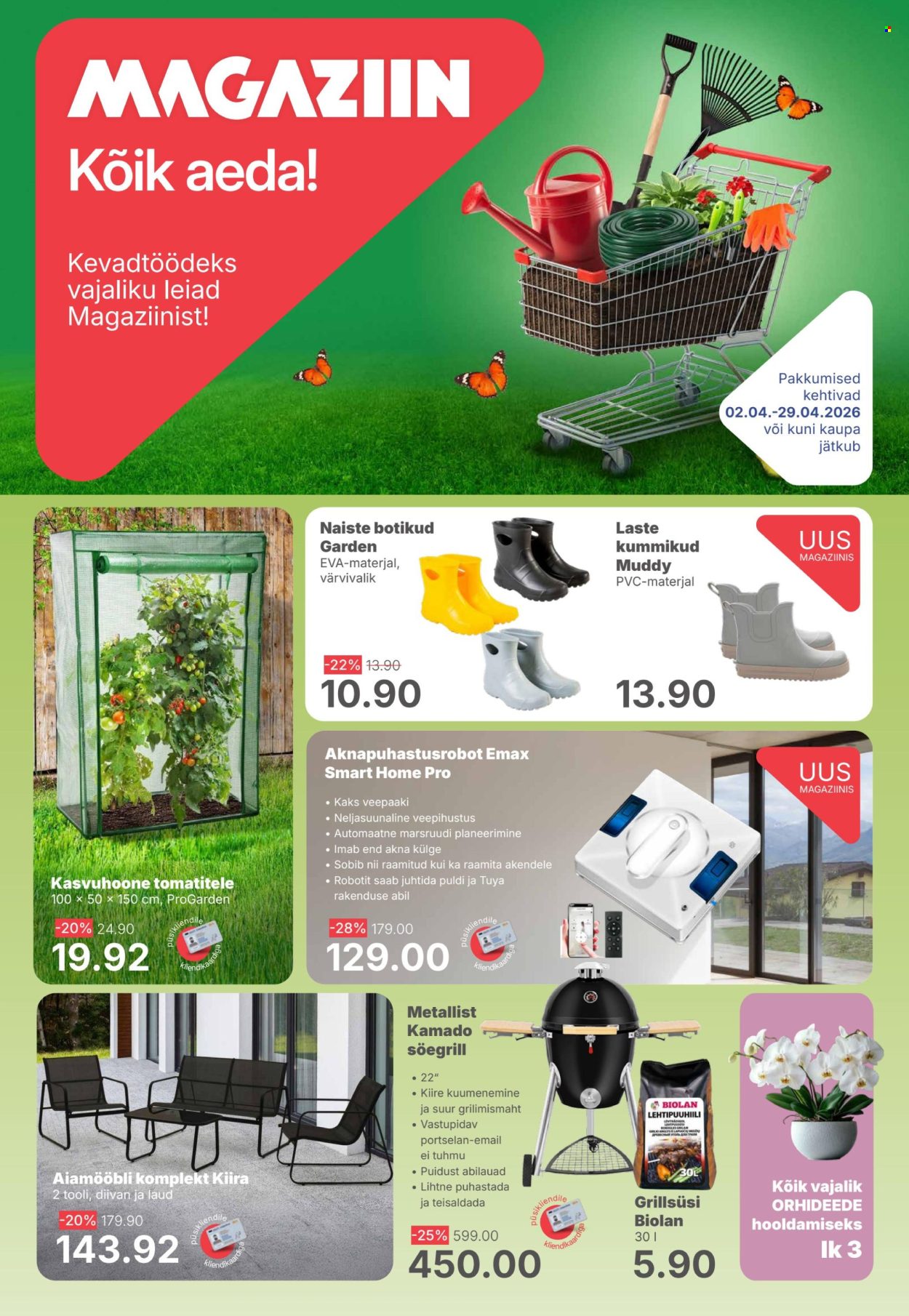 magaziin - Magaziin kliendileht - Aprillikuu oodatud pakkumised (2.04 - 29.04.2026)
