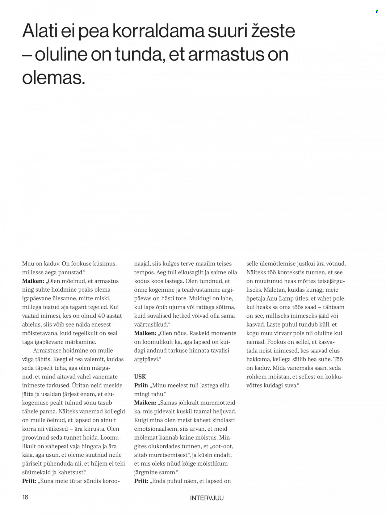 kaubamaja - Kaubamaja kliendileht - page: 16