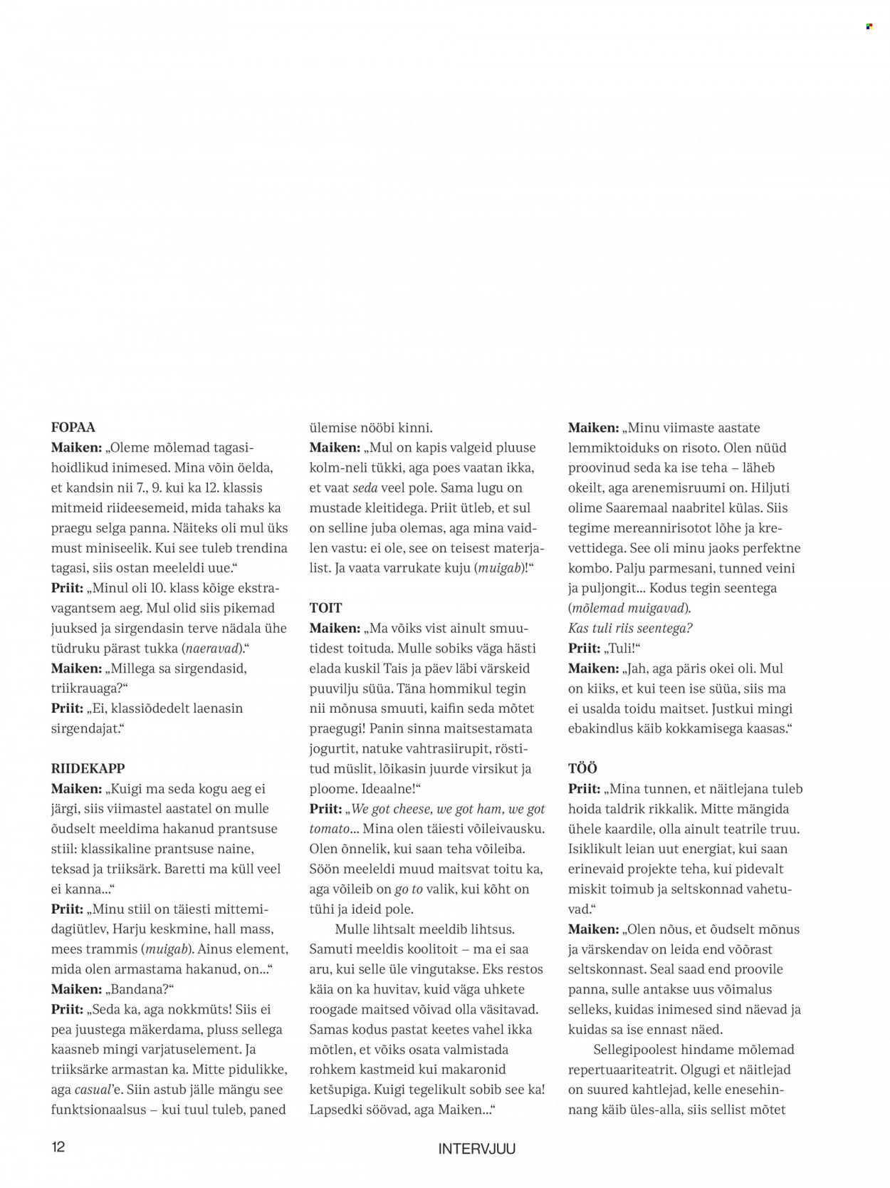 kaubamaja - Kaubamaja kliendileht - page: 12