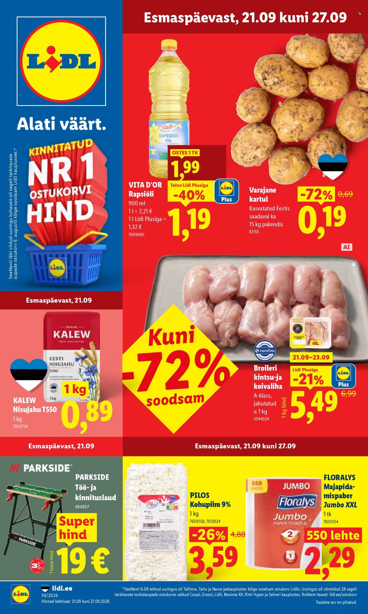 lidl - Lidl kliendileht (21.09 - 27.09.2026)