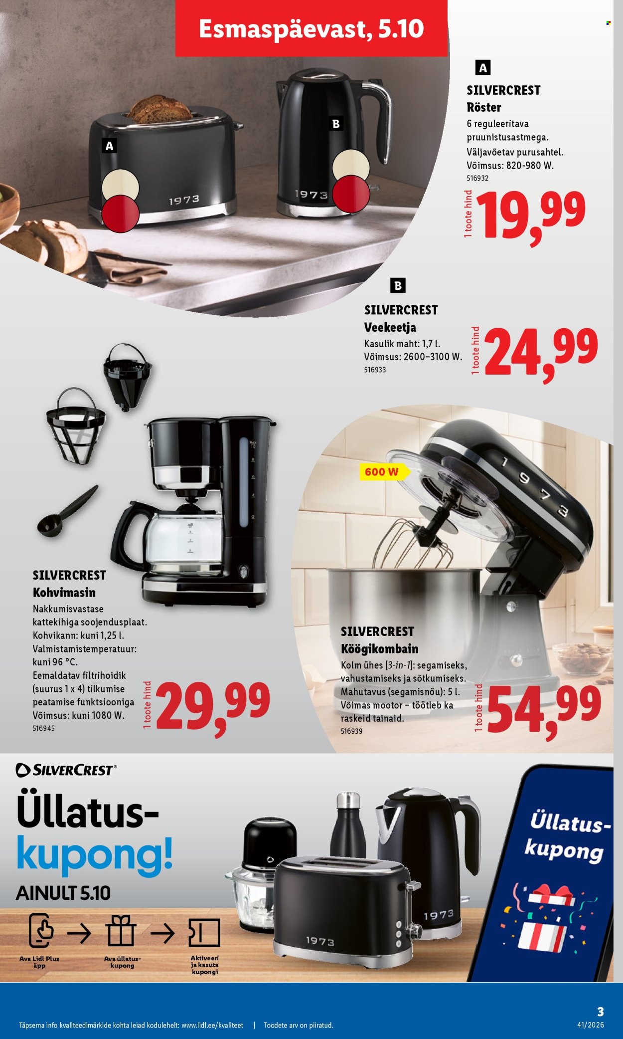 lidl - Lidl kliendileht (5.10 - 11.10.2026) - page: 3