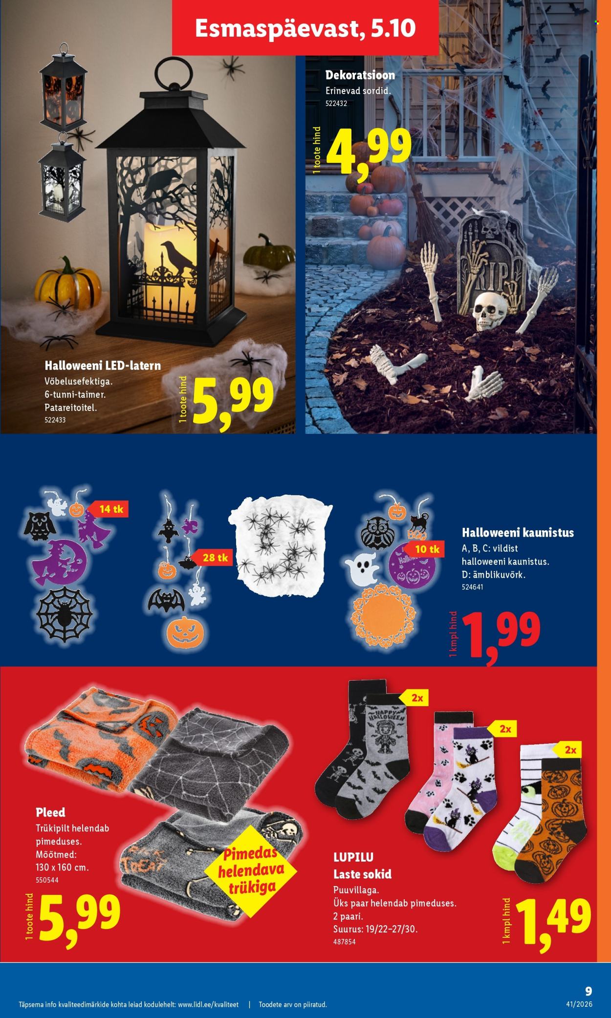 lidl - Lidl kliendileht (5.10 - 11.10.2026) - page: 9