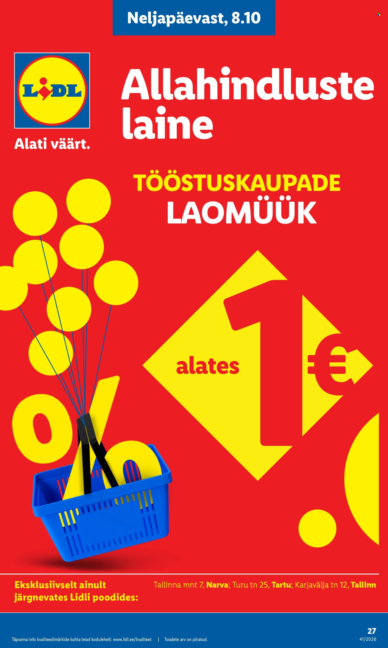 lidl - Lidl kliendileht (5.10 - 11.10.2026) - page: 27