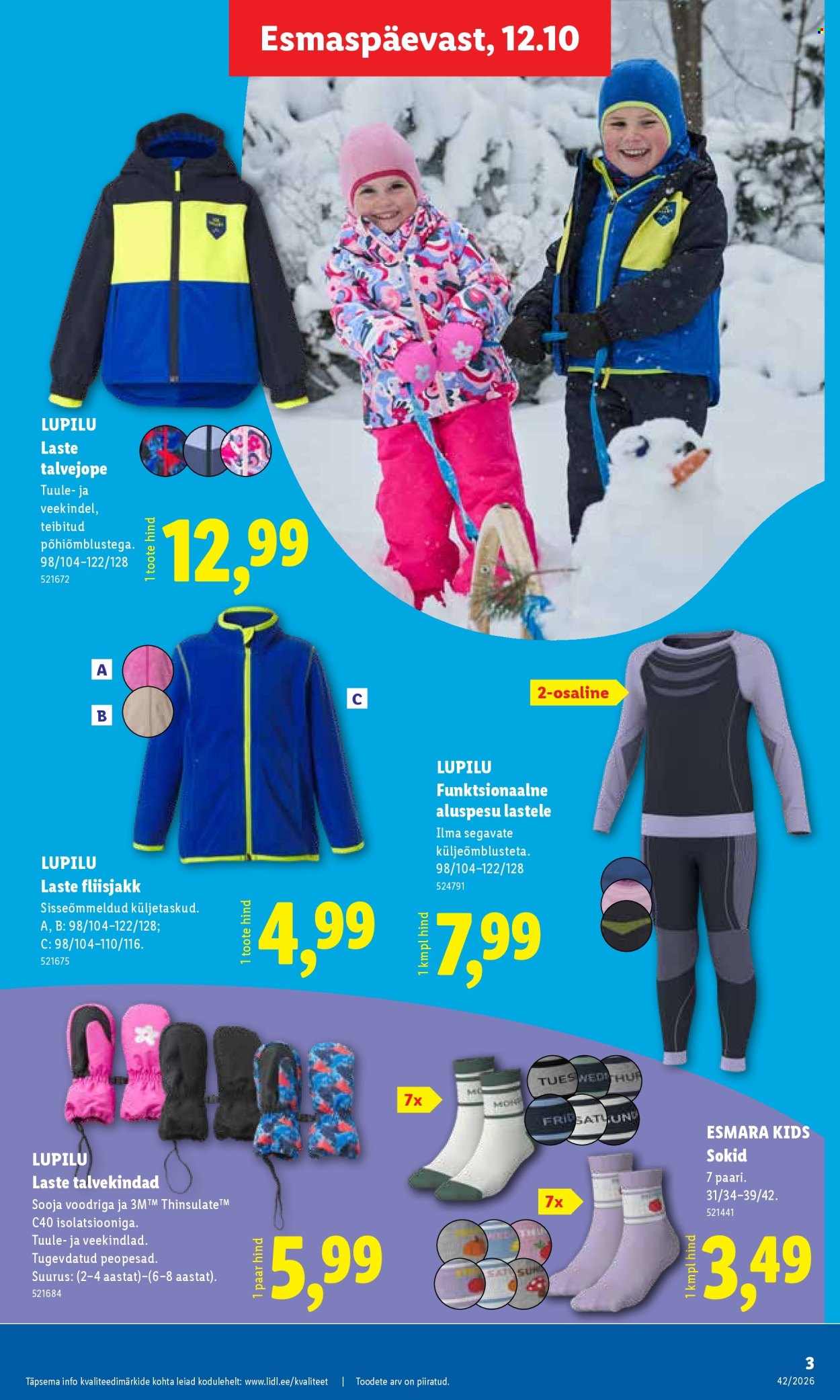 lidl - Lidl kliendileht (12.10 - 18.10.2026) - page: 3