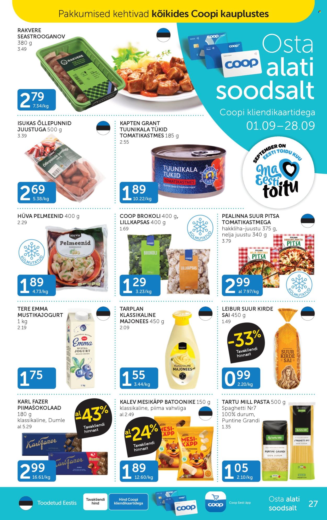 coop - Coop kliendileht (8.09 - 14.09.2026) - page: 27