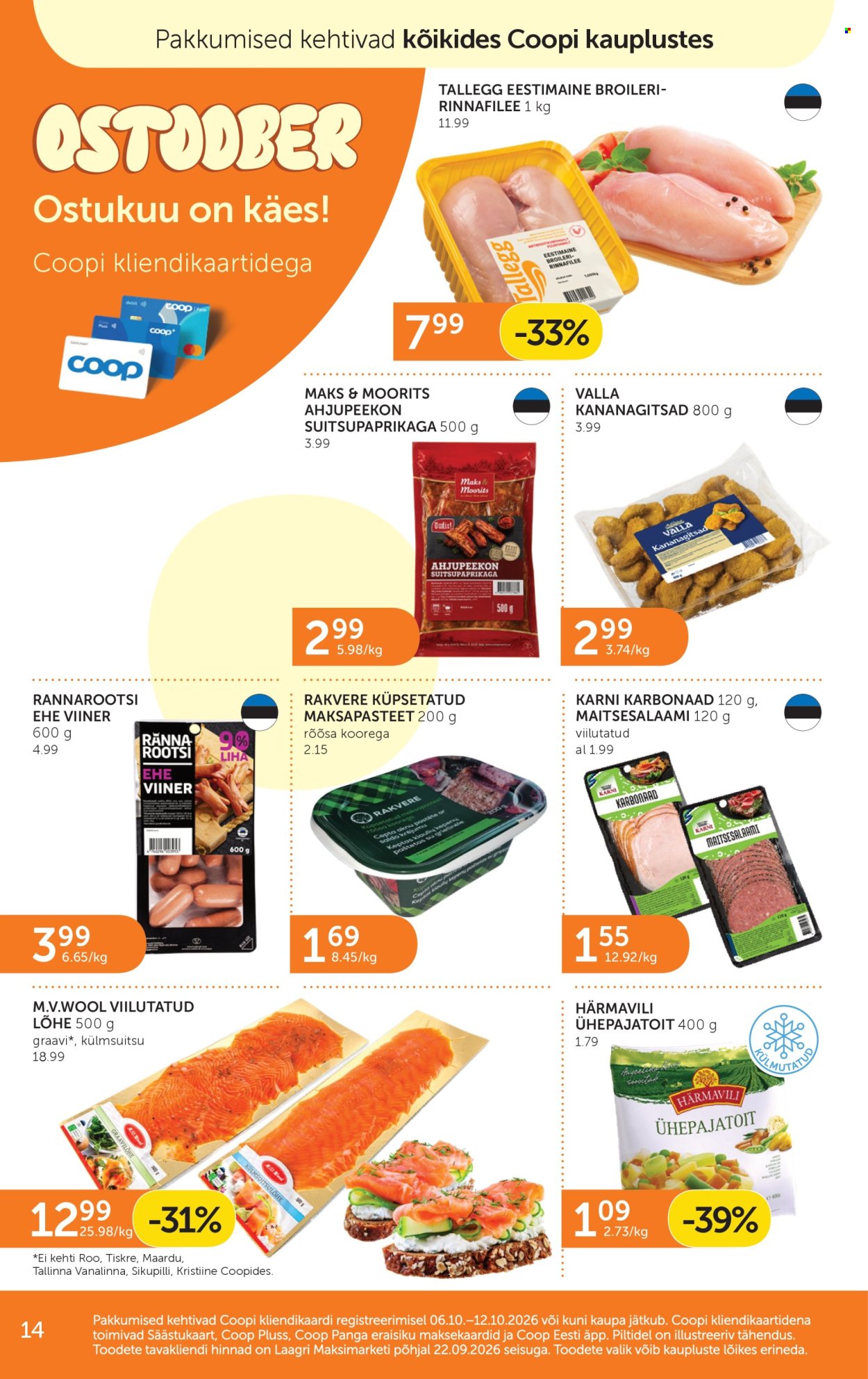 coop - Coop kliendileht (6.10 - 12.10.2026) - page: 14