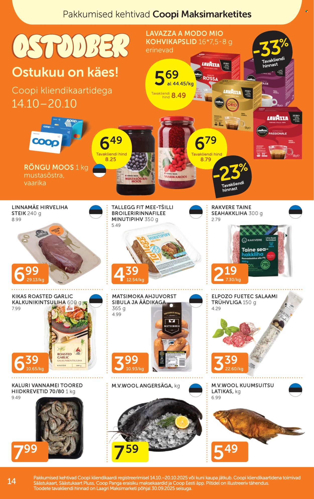 coop - Coop kliendileht (14.10 - 20.10.2025) - page: 14