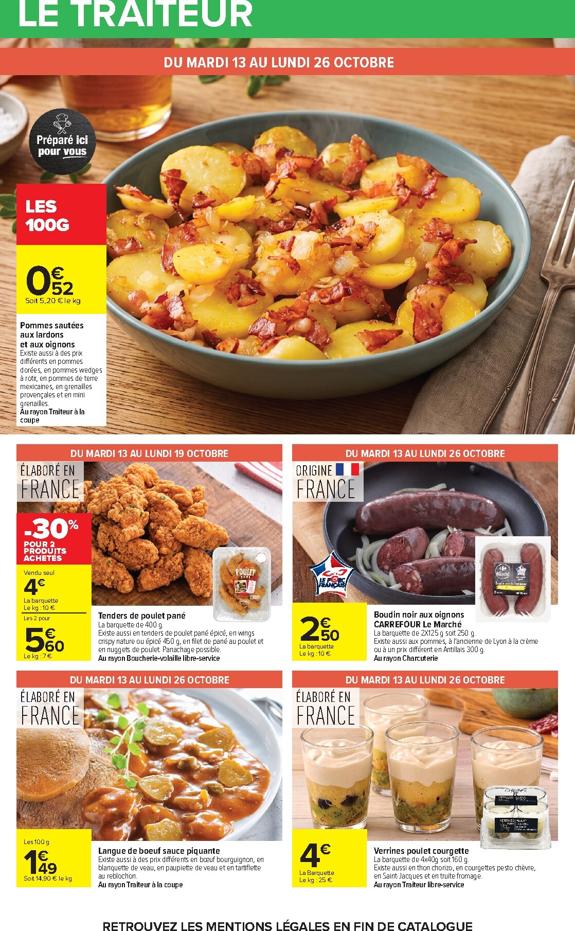 carrefour - Flyer Carrefour pour la semaine prochaine du du mardi 13/10/2026 au du lundi 26/10/2026 - page: 24